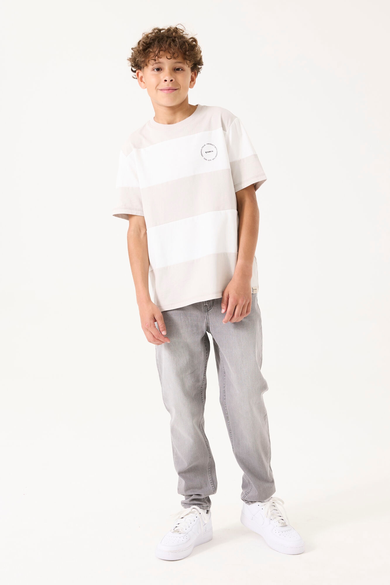 Garcia T-Shirt, mit Logo Print