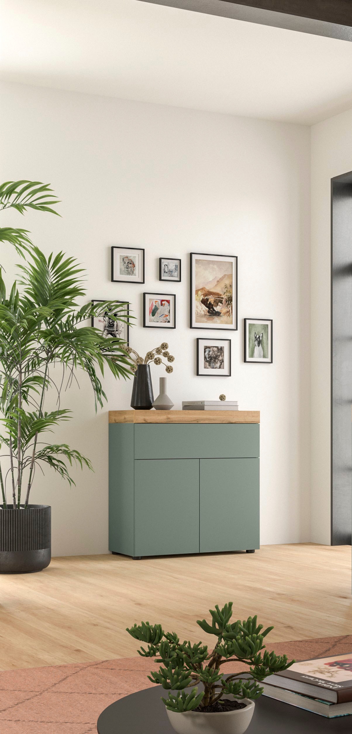 OTTO home Kommode »MAMBO, Breite 77 cm, Höhe 80 cm« 1 Stk. tlg. Kommode, Anrichte, Wohnzimmer, Schlafzimmer