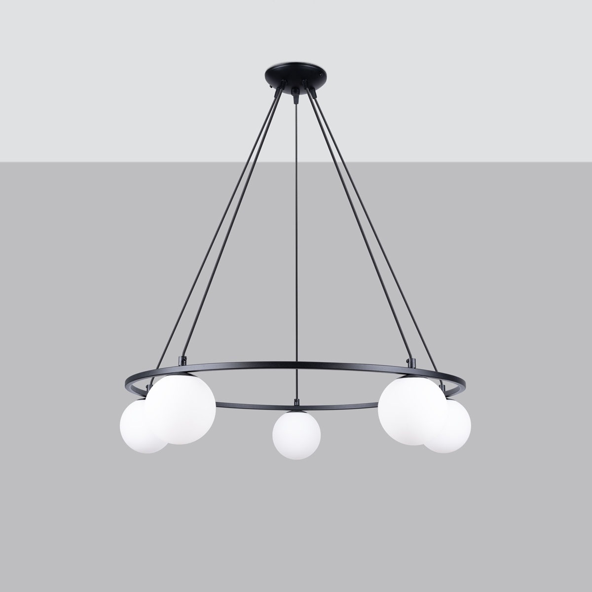 SOLLUX lighting Kronleuchter »YOLI«, 5 flammig, Leuchtmittel G9   ohne Leuc günstig online kaufen