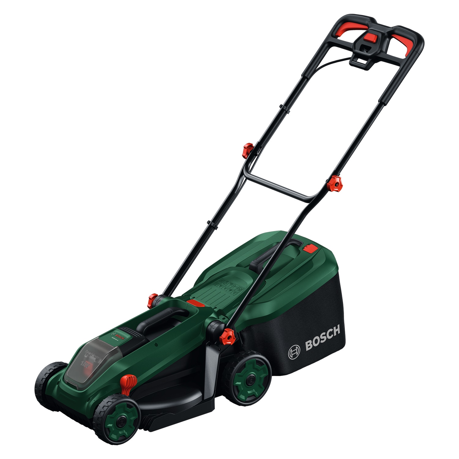 Bosch Home & Garden Akkurasenmäher »ROTAK18V-34« Kraftvoller 3-in-1-Mäher für kleine bis mittelgroße Rasenflächen