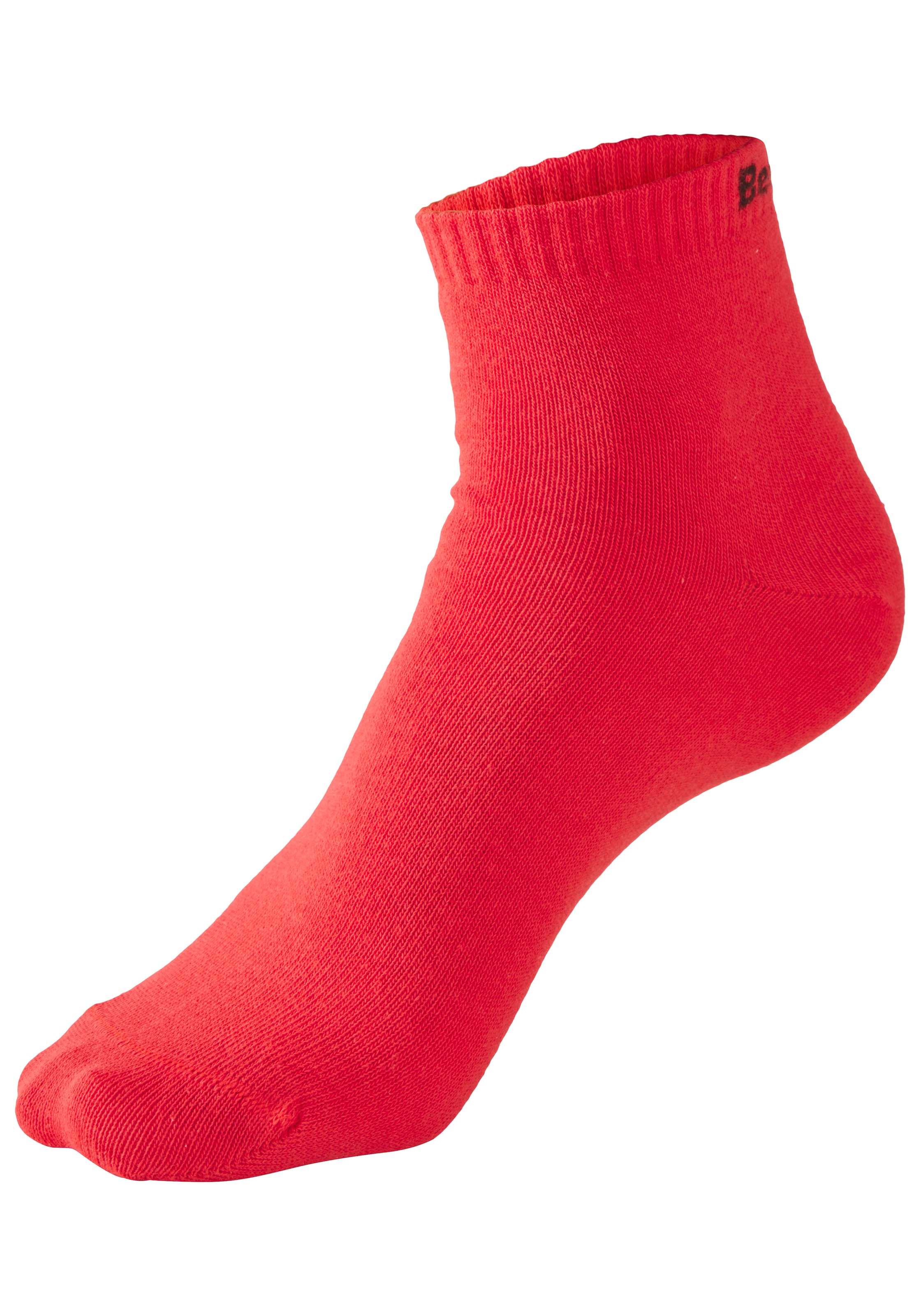 Bench. Kurzsocken »für Damen und Herren in Baumwollmischung, für Sport und Freizeit« Packung, 6 Paar tlg. mit klassischem Logoschriftzug, ohne Frottee
