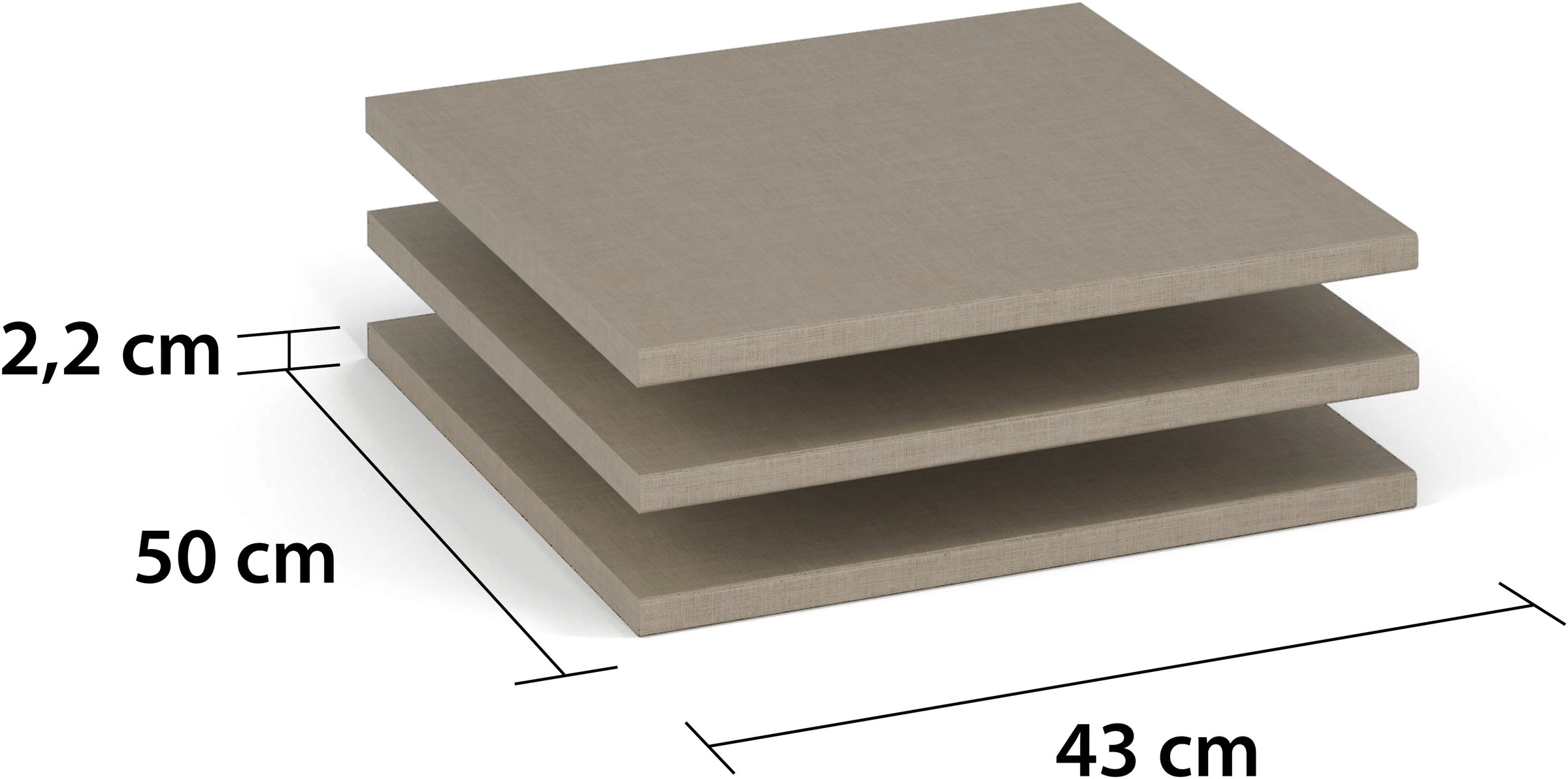 rauch Einlegeboden »Rauch Stauraum-Erweiterung für Drehtürenschränke« Mehr Platz im Kleiderschrank: 43 cm Einlegeboden von Rauch