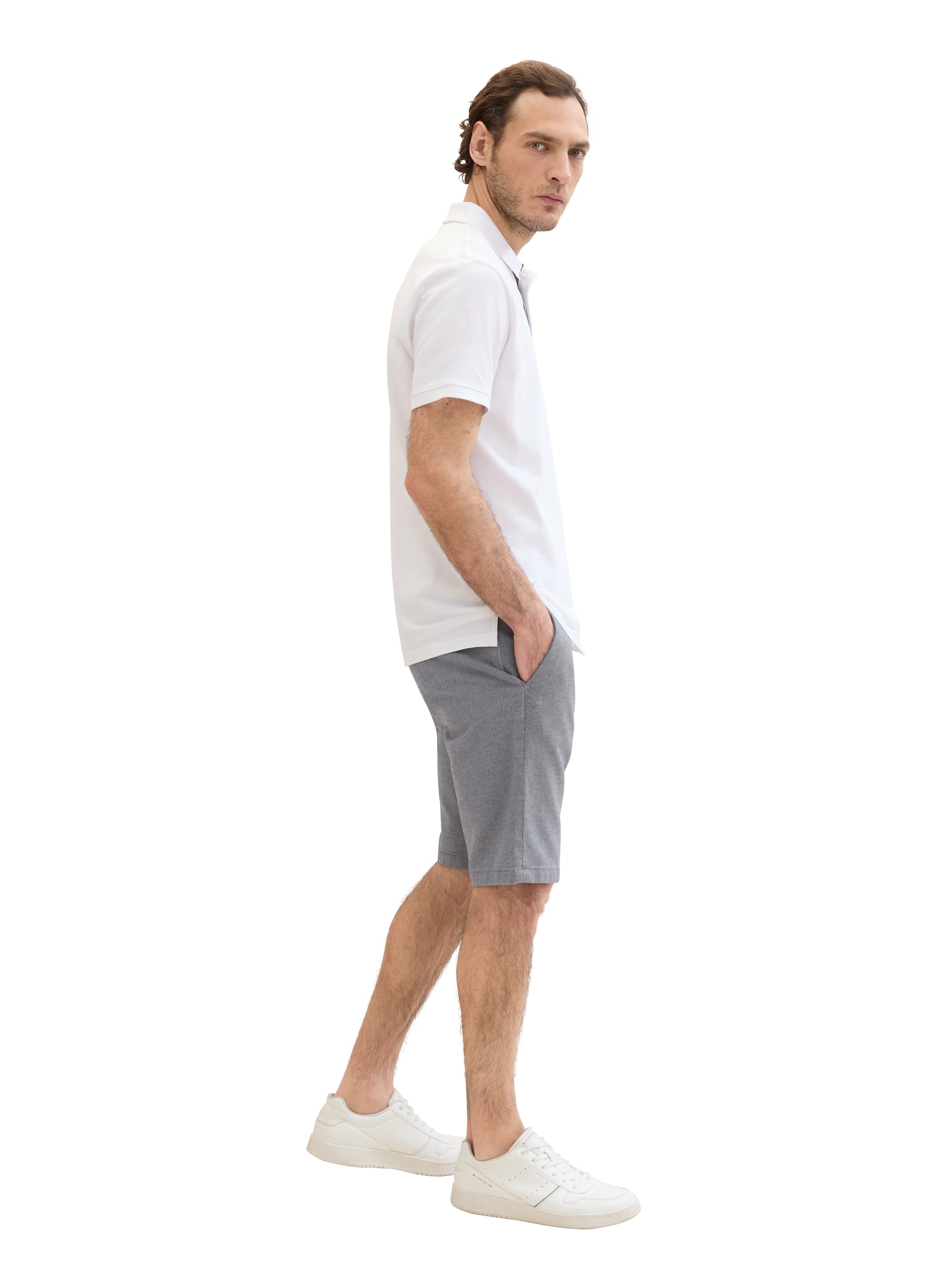 TOM TAILOR Chinoshorts »TRAVIS«, mit Zig Zag - Struktur