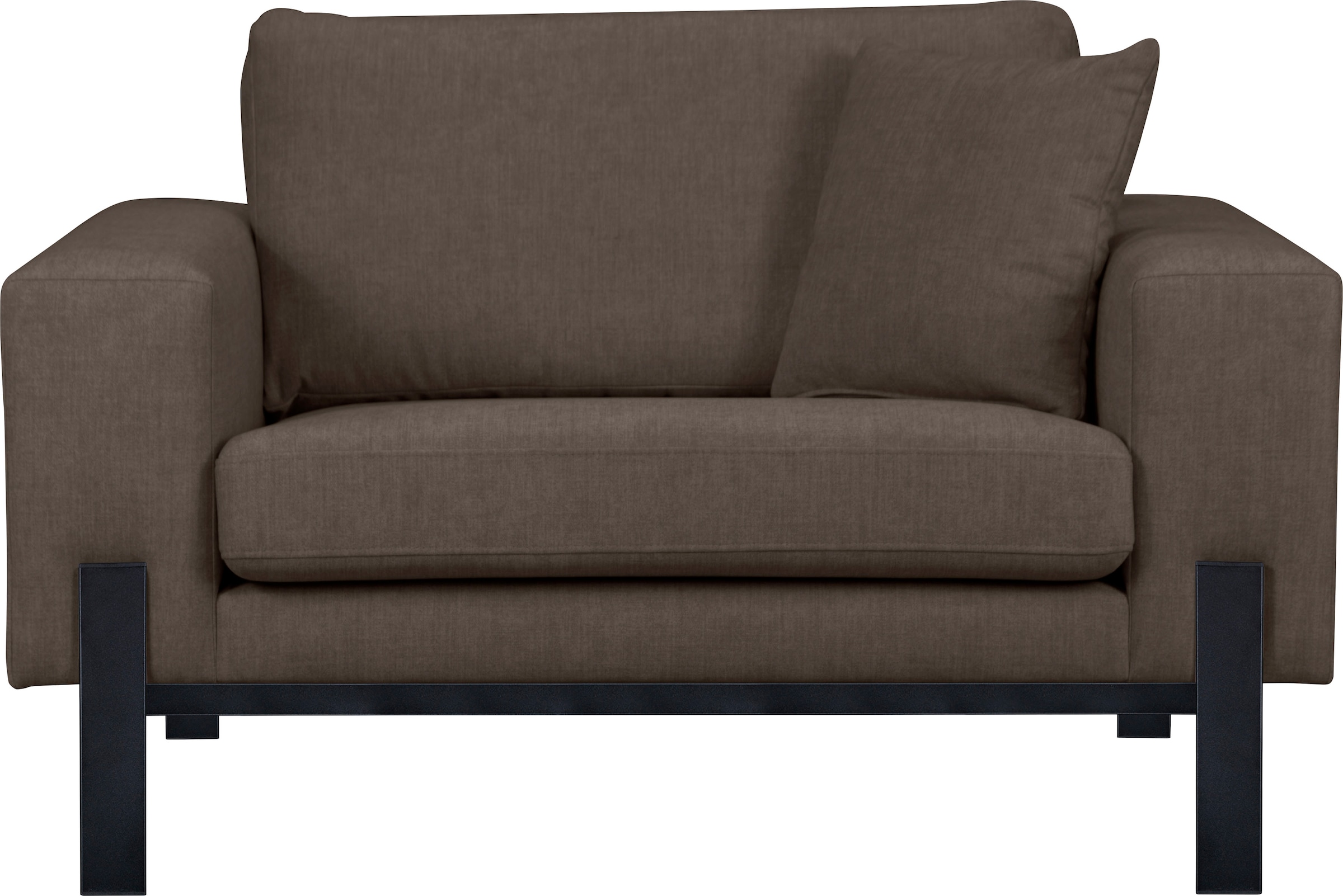 OTTO products Loveseat "Ennis Sessel Metallgestell", Verschiedene Bezugsqua günstig online kaufen