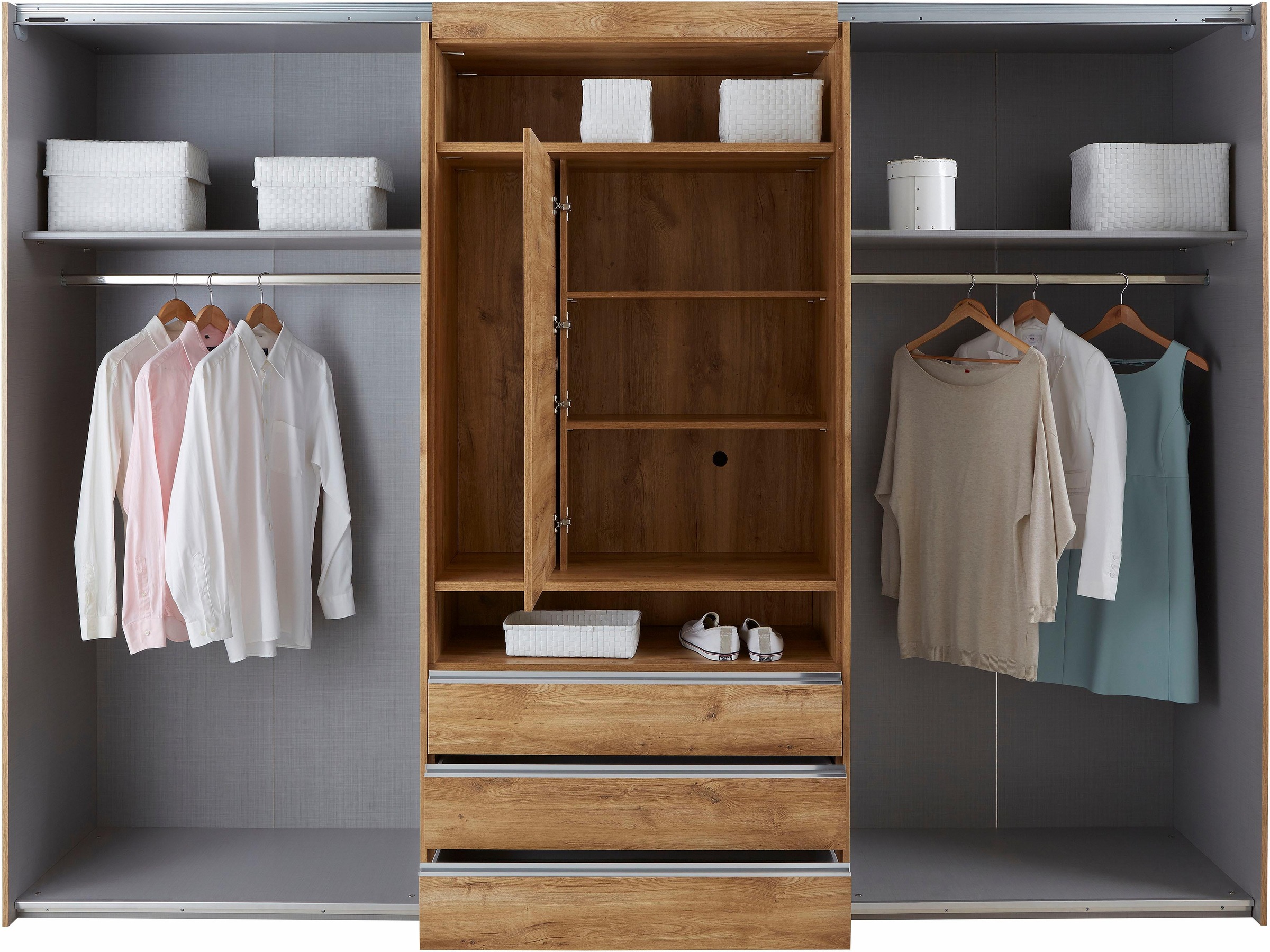 Wimex Schwebetürenschrank "Magic by fresh to go" tolles EXTRA: mit drehbare günstig online kaufen