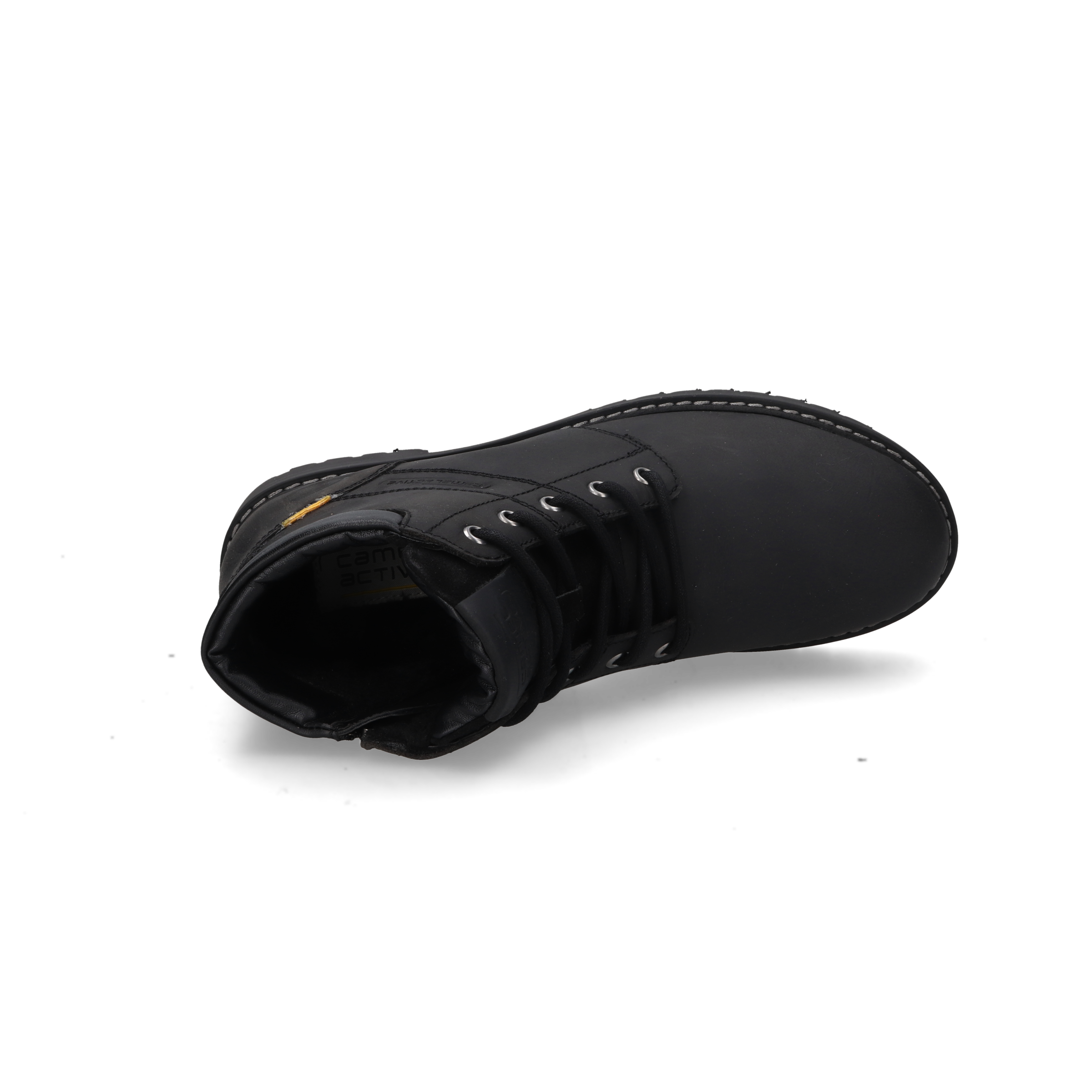 camel active Winterboots, Schnürstiefel mit Profilsohle und Warmfutter