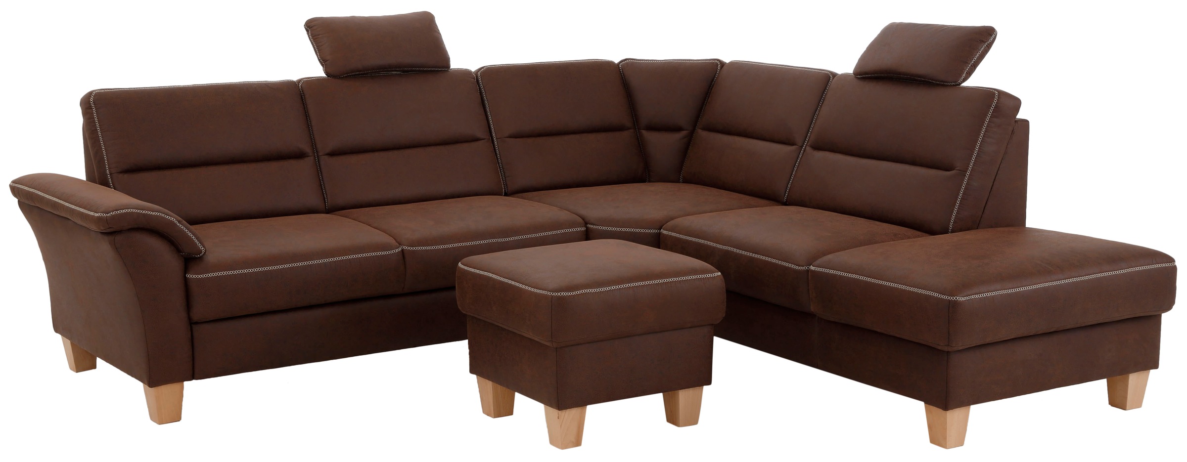 Home affaire Ecksofa »Soleo L-Form«, komfortabel durch Trapezecke mit Relax günstig online kaufen