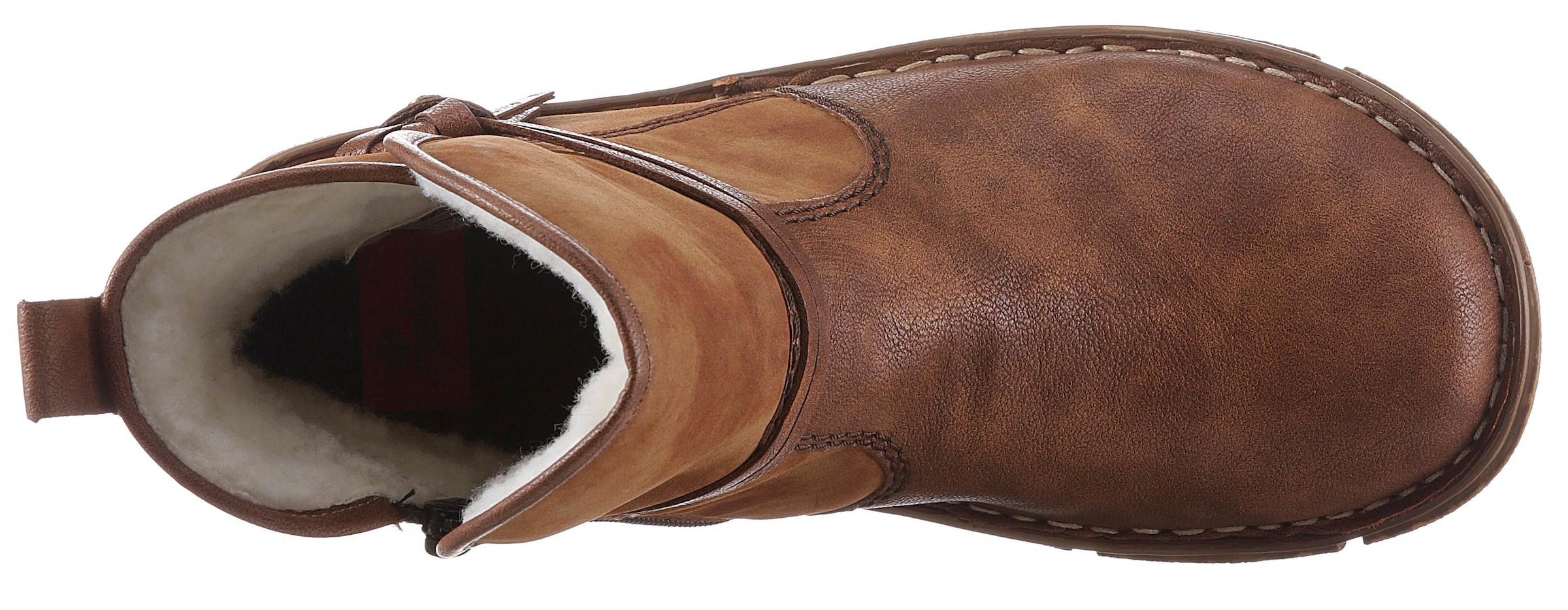 Rieker Winterboots  , Winterstiefelette, Schlupfboots, im Materialmix