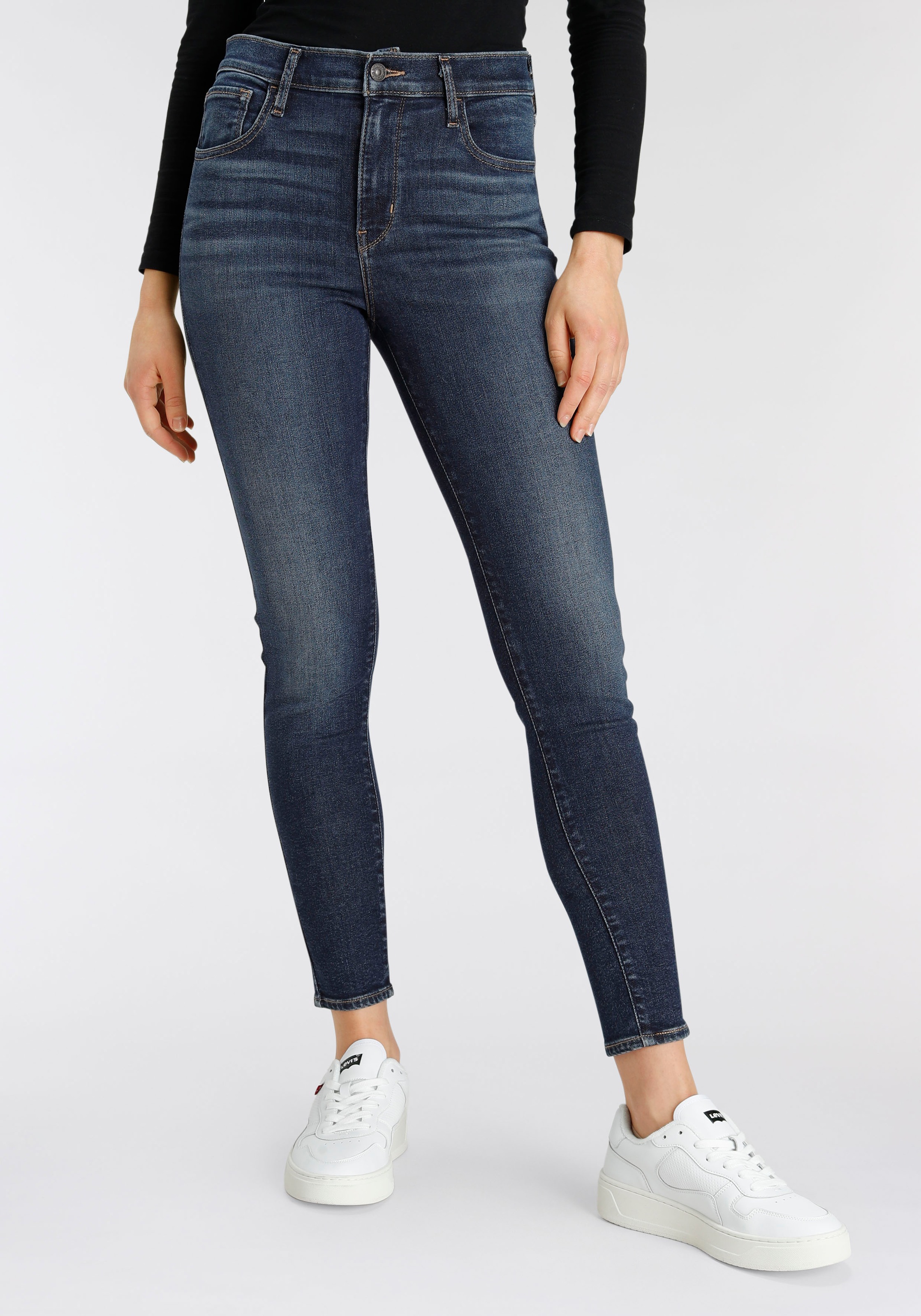 LEVI'S Skinny-fit-Jeans »720 High Rise« DARK INDIGO WORN IN 34 - Länge 32 Länge 32 34 Jeans 720 von Levi`s