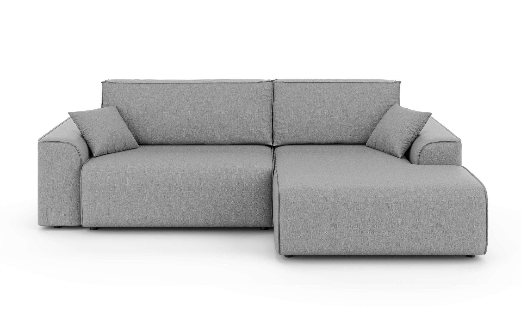 Home affaire Ecksofa »Santenay mit Bettfunktion und Bettkasten, Maße: B/T/H 266/164/90 cm« L-Form mit Wellenfederung, Schlaffläche: 140x213 cm, auch in Cord
