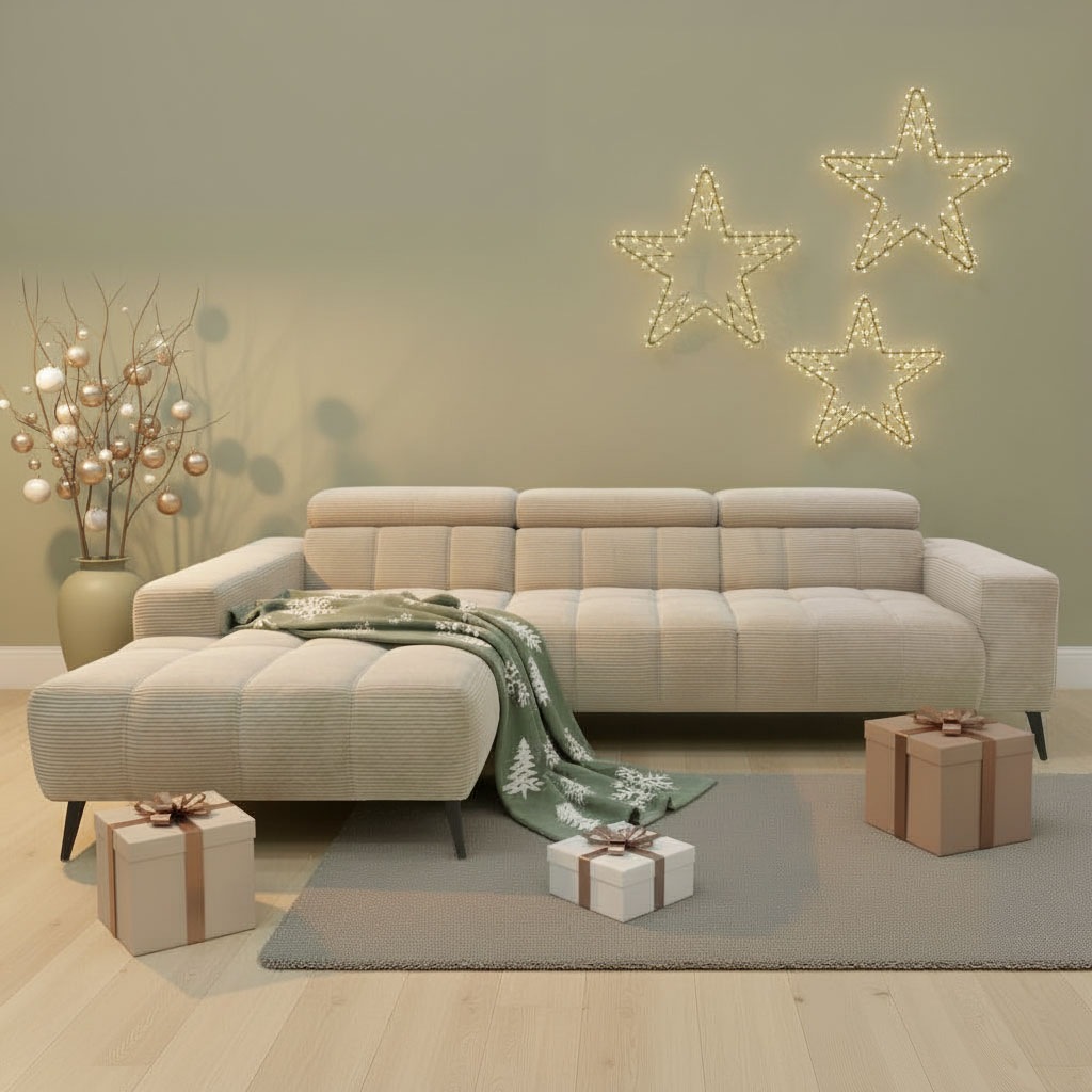 DOMO collection Ecksofa »Trento L-Form, mit Kufenfuß oder Einzelfuß« wahlwe günstig online kaufen