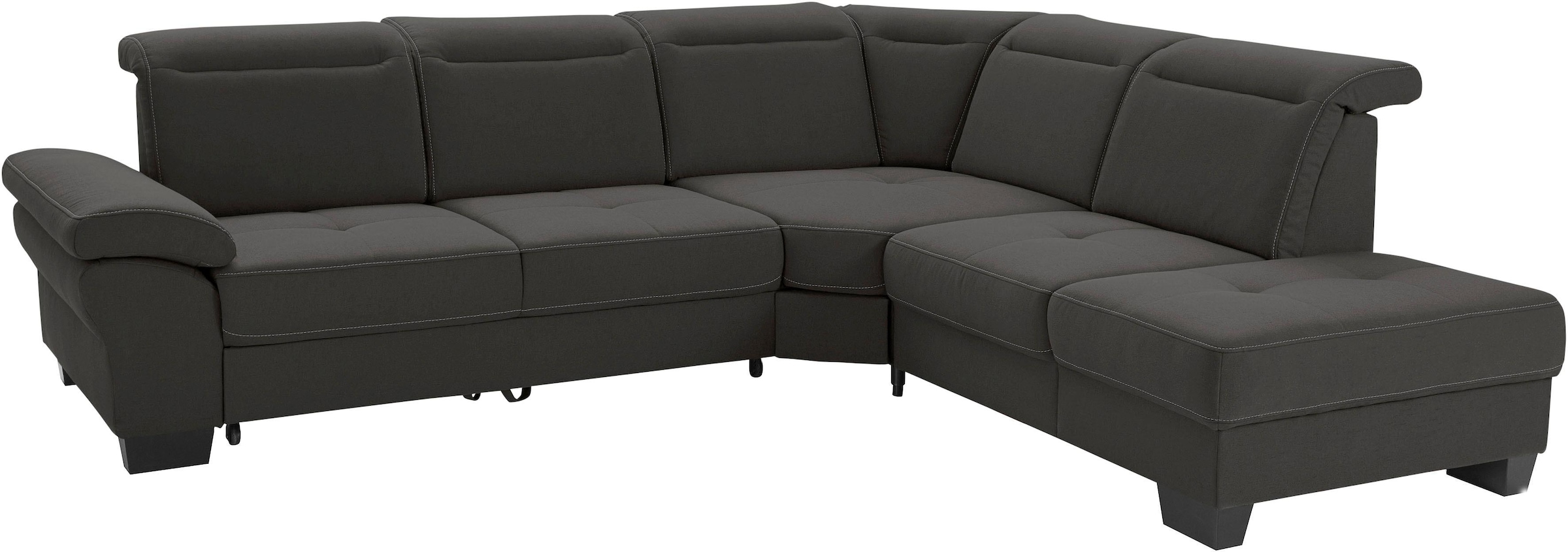 Home affaire Ecksofa »Cornwall L-Form« incl. Sitztiefenverstellung, mit Bettfunktion und Kopfteilverstellung