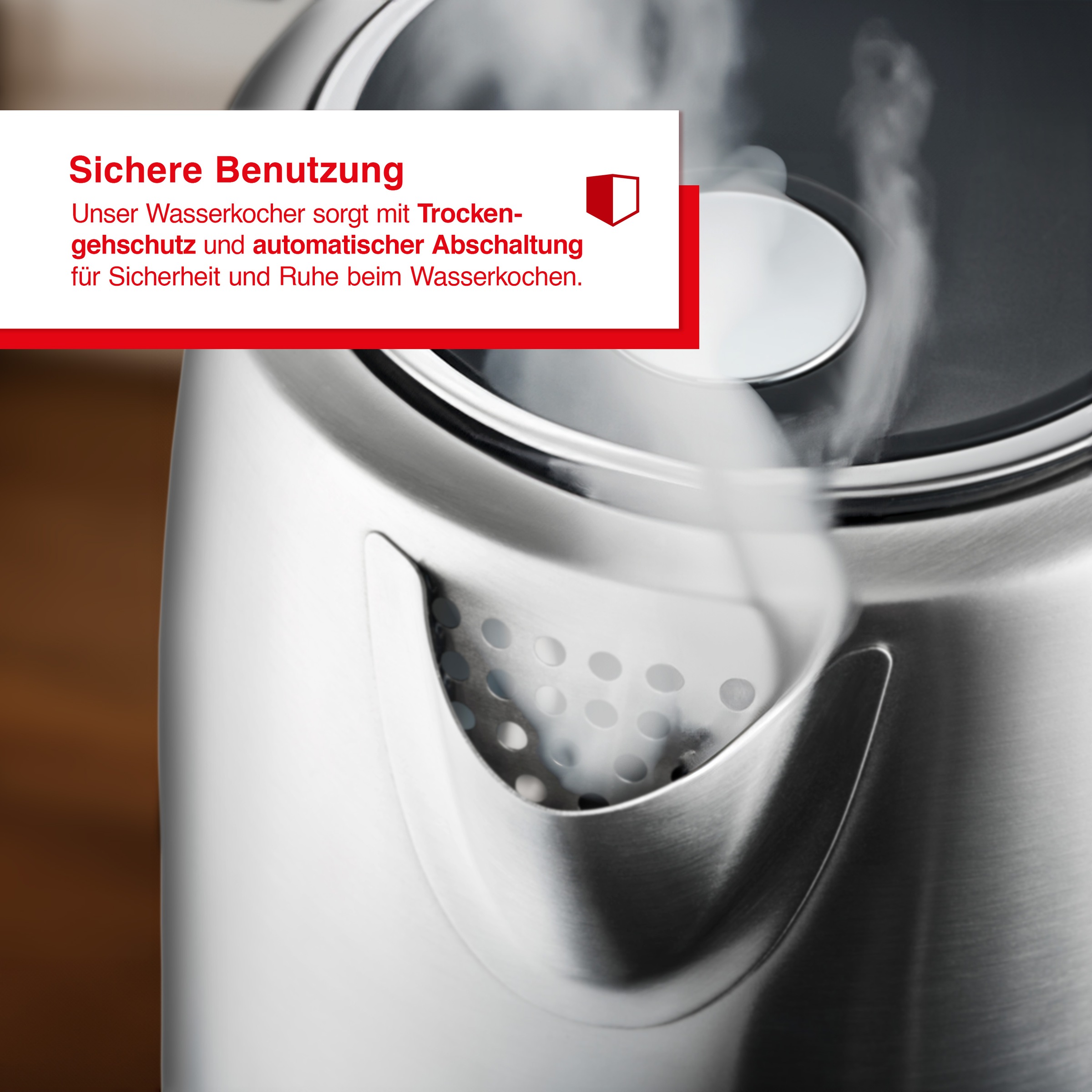 SOLIS OF SWITZERLAND Wasserkocher »Flexi Temp Kettle(Typ 5519)«, 1,8 l, 2200 W, Digitaler Wasserkocher, Edelstahl
