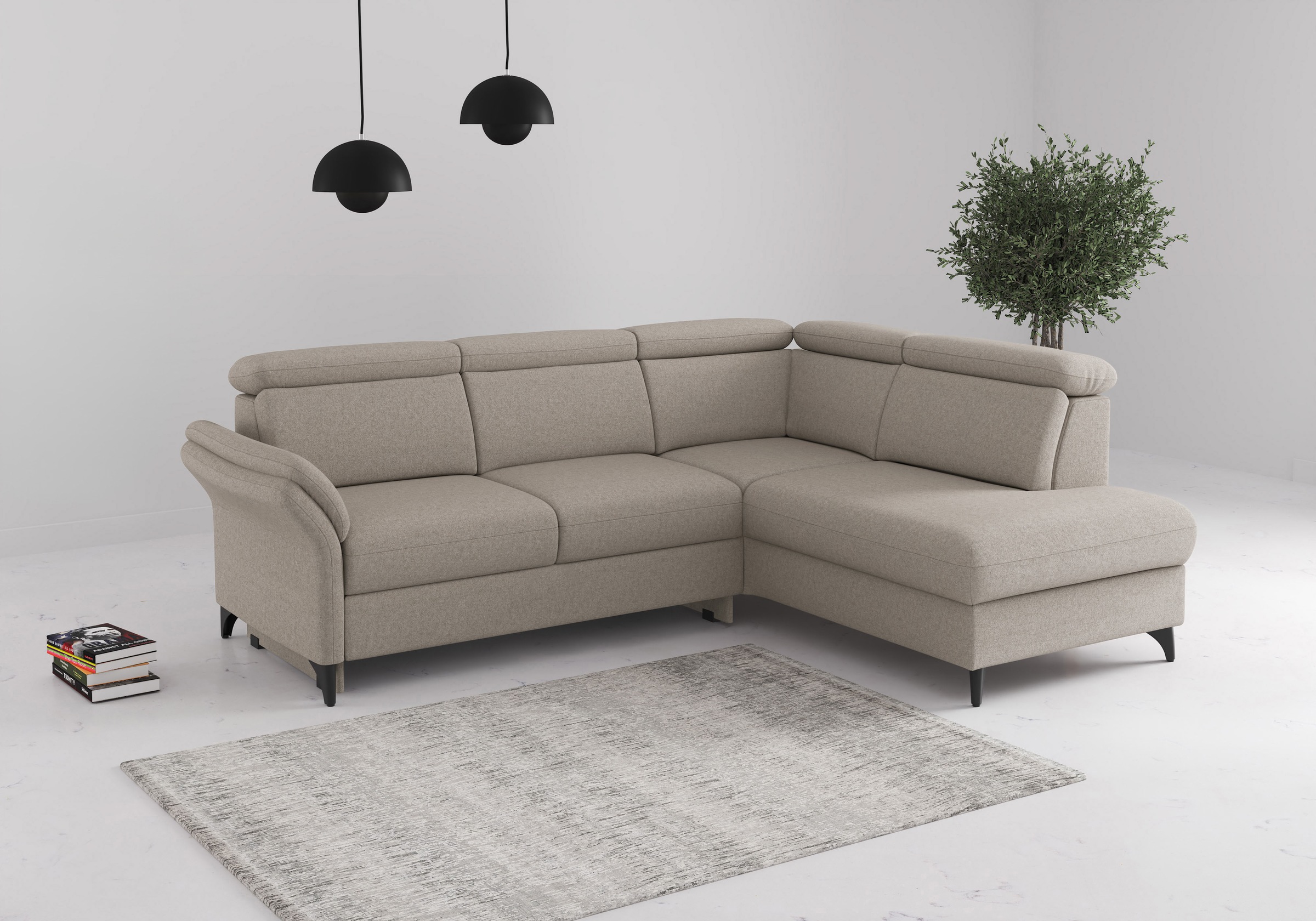 sit&more Ecksofa »Glendale« inkl. Kopfteilverstellung,wahlweise mit Vorzieh günstig online kaufen