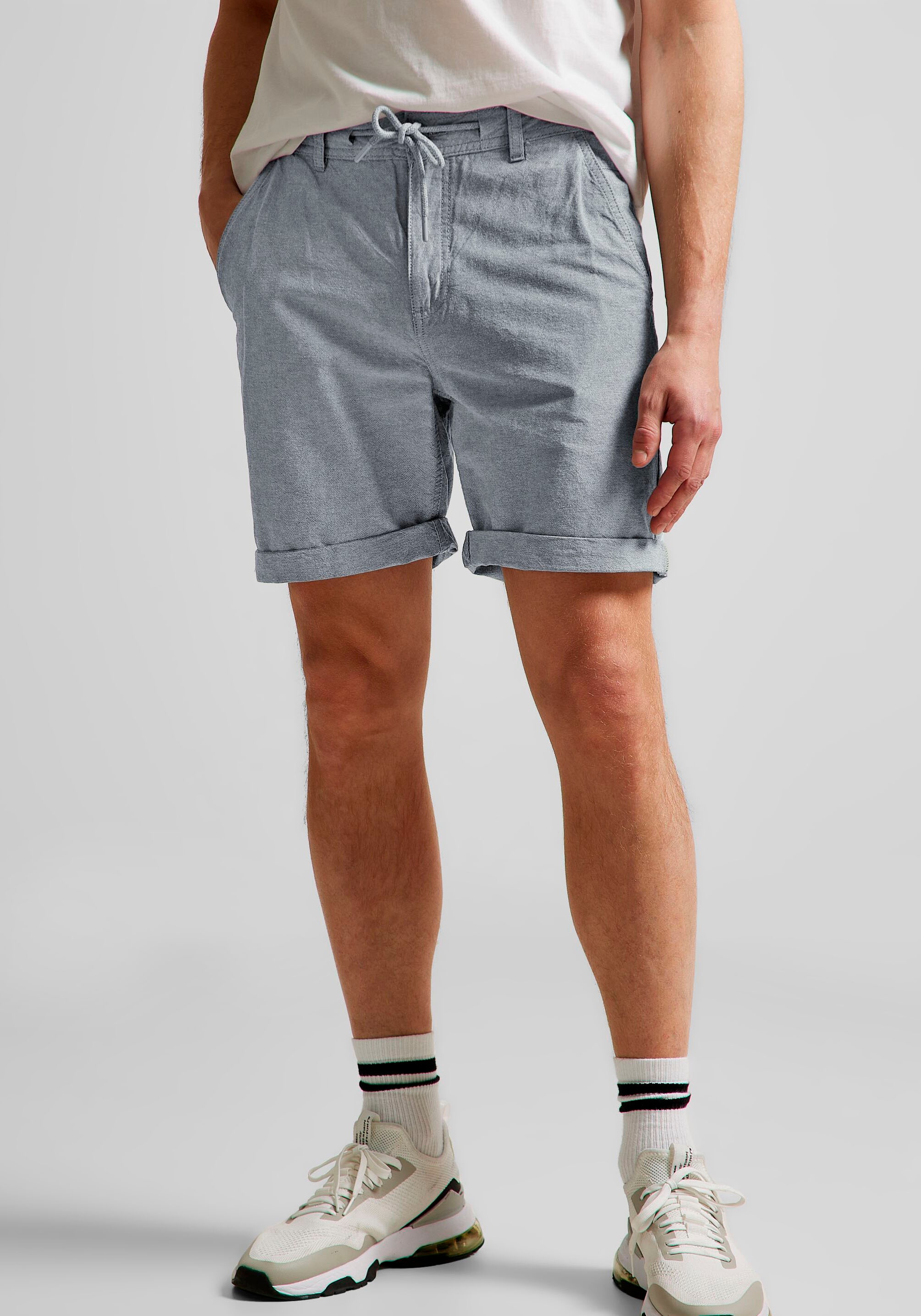 Bild von STREET ONE MEN Chinoshorts, mit umgeschlagenem Saum