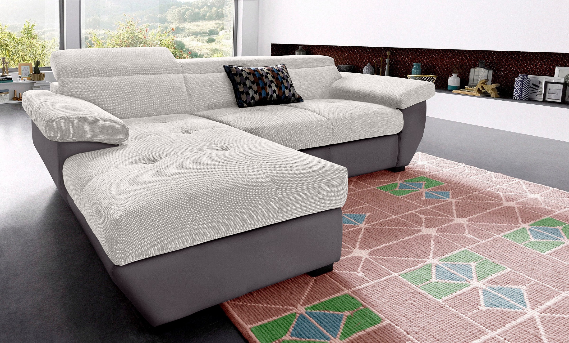 COTTA Polstergarnitur »Speedway L-Form«, (Set), Set bestehend aus: Ecksofa günstig online kaufen