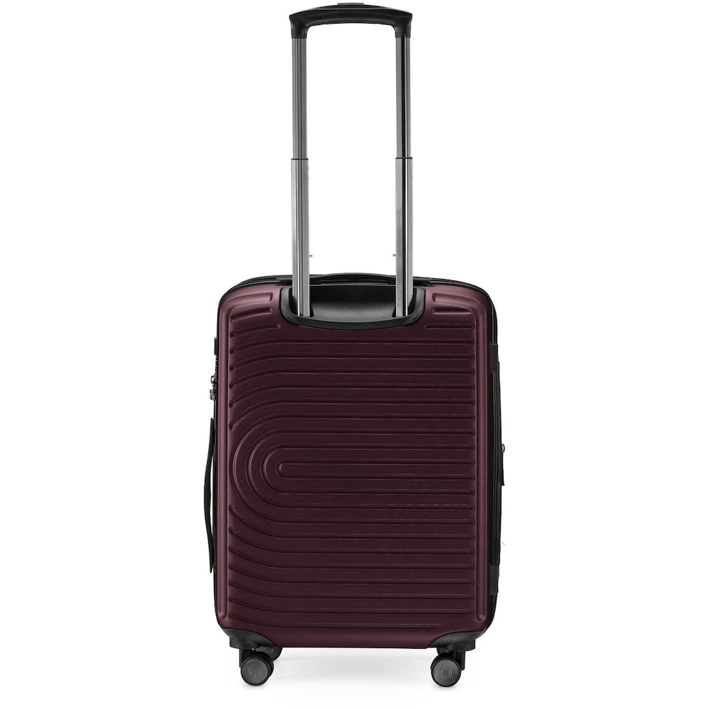 Hauptstadtkoffer Hartschalen-Trolley »Mitte, 55 cm, burgund«, 4 Rollen