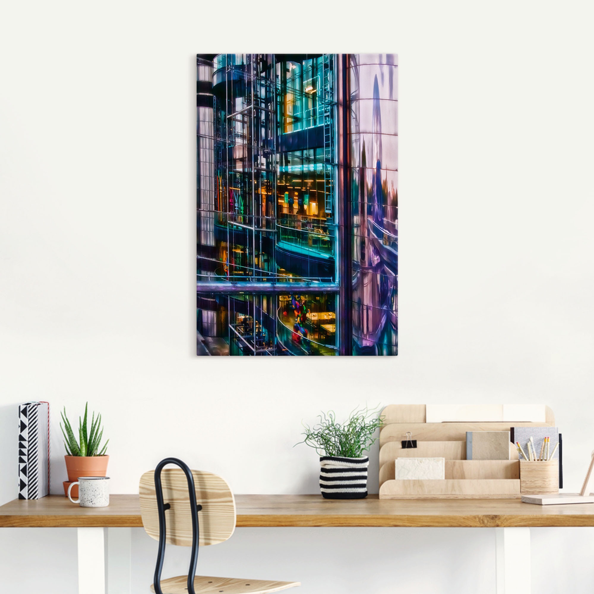 Artland Wandbild »Kunst und Wissenschaft«, Elemente der Architektur, (1 St.), als Alubild, Leinwandbild, Wandaufkleber oder Poster in versch. Größen