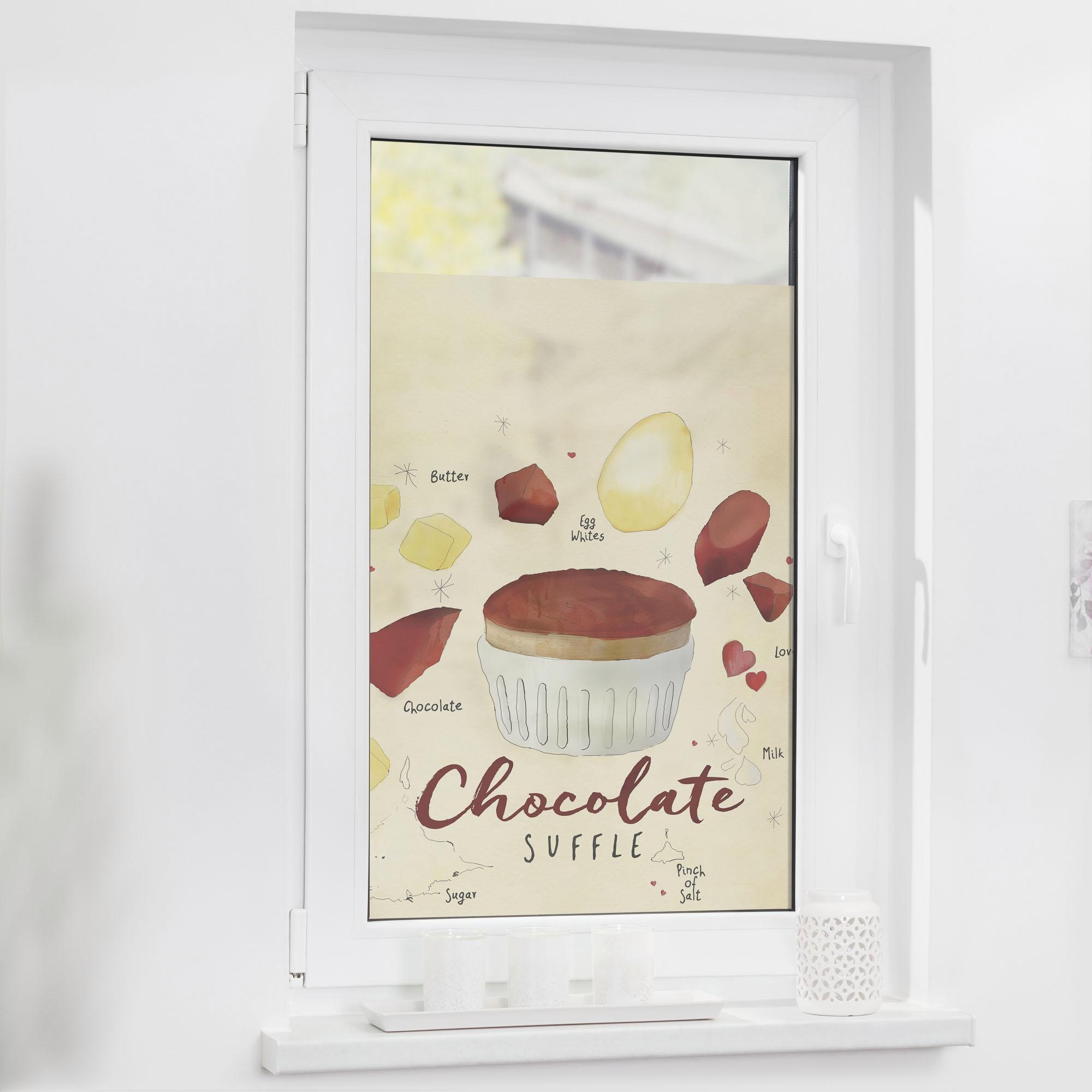 LICHTBLICK ORIGINAL Fensterfolie »Chocolate« 1 Stk. blickdicht strukturiert günstig online kaufen