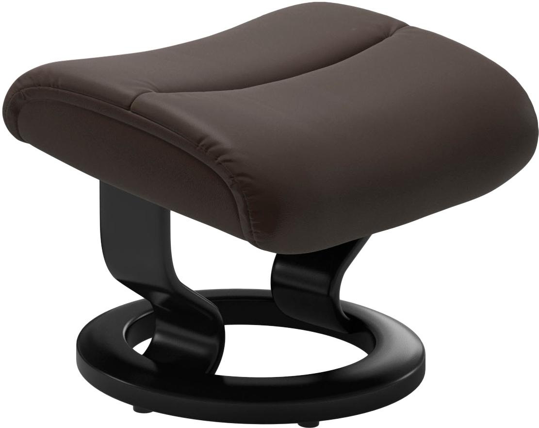Stressless® Relaxsessel »View«, (Set, Relaxsessel mit Hocker), mit Classic Base, Größe L,Gestell Schwarz