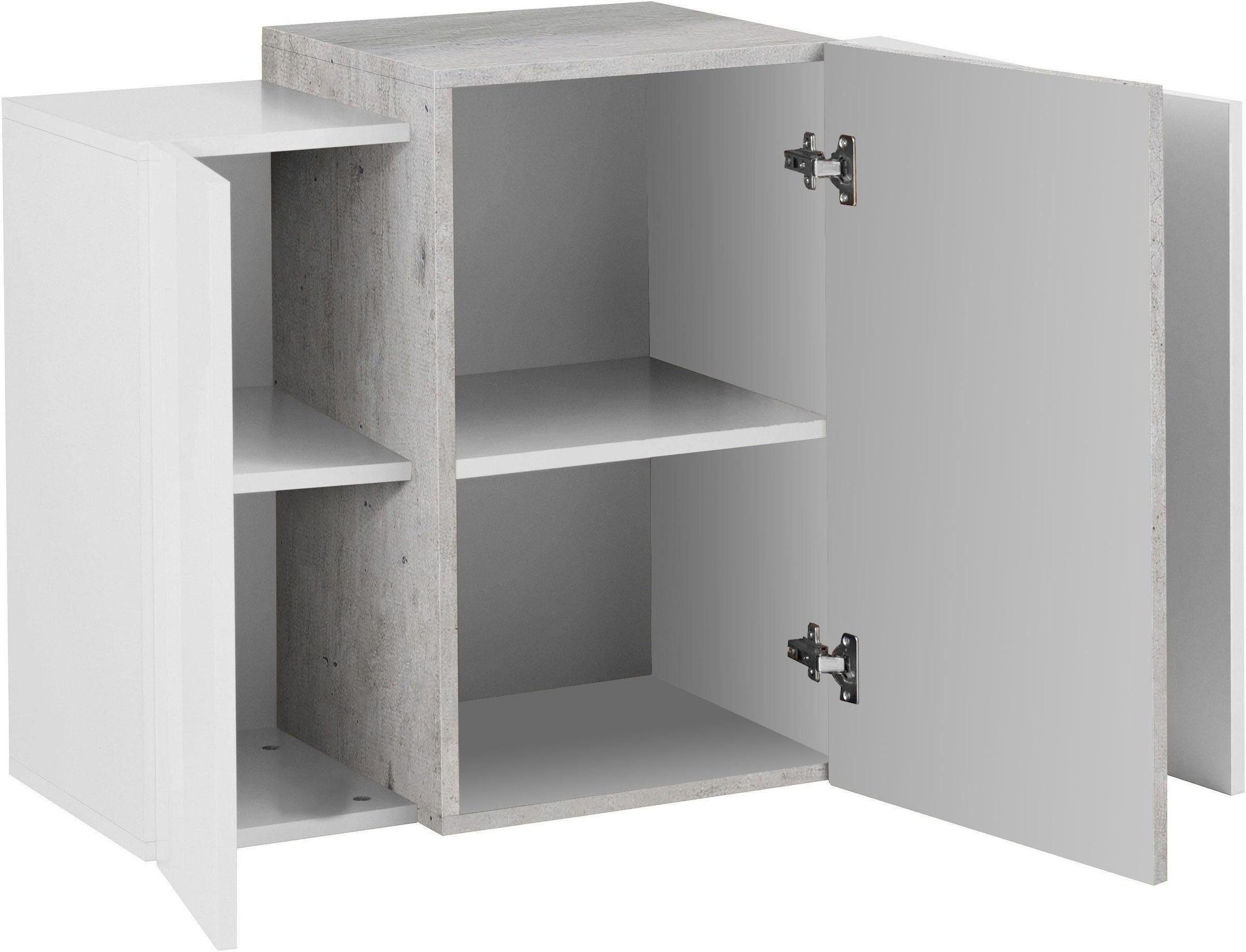 INOSIGN Hängevitrine »Coro, Hängeschrank, Oberschrank, Hängeregal grifflos Doppeltiefe«, Breite 90 cm