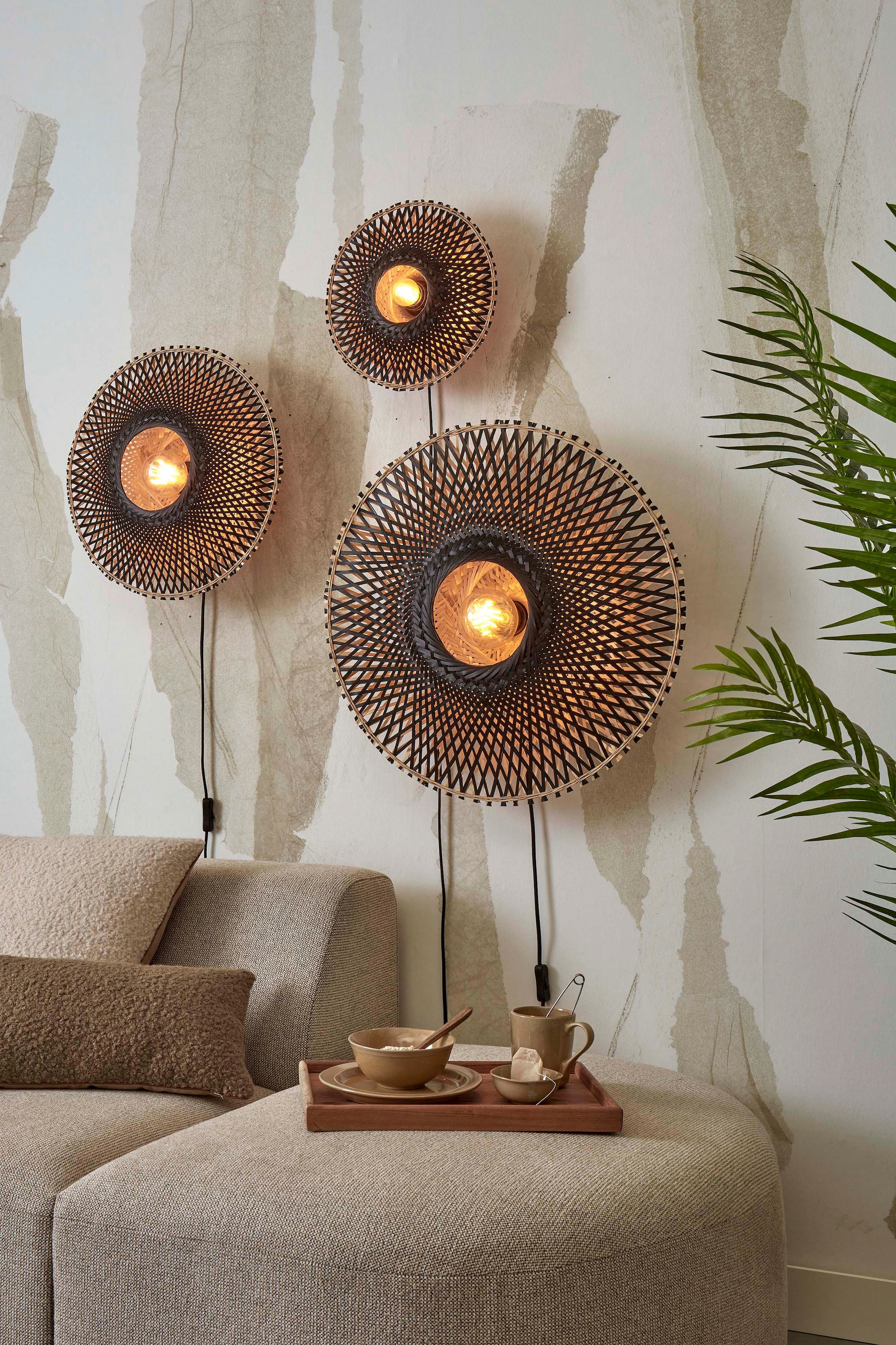 GOOD&MOJO Wandleuchte »KALIMANTAN« E27 1 Stk.