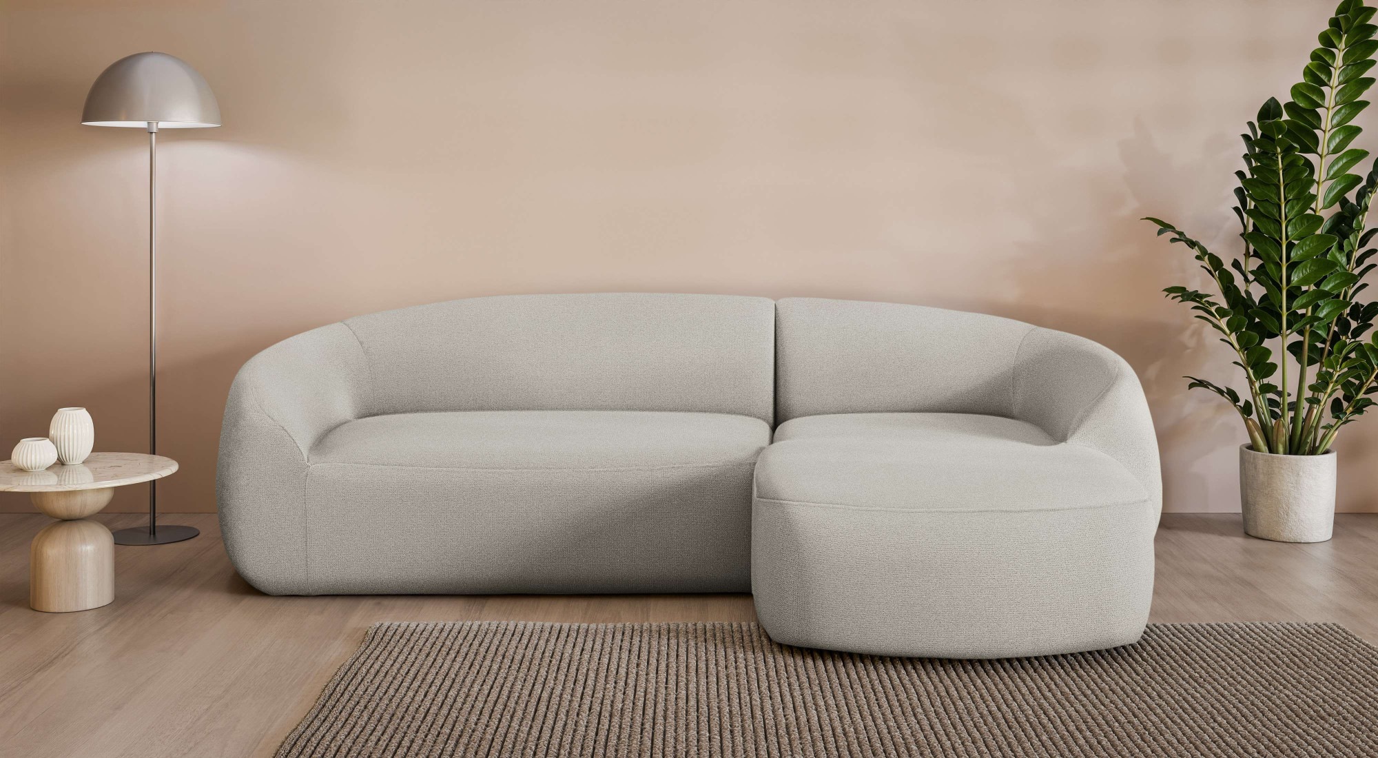 LeGer Home by Lena Gercke Ecksofa »YANI, L-Form, Designersofa, organische F günstig online kaufen