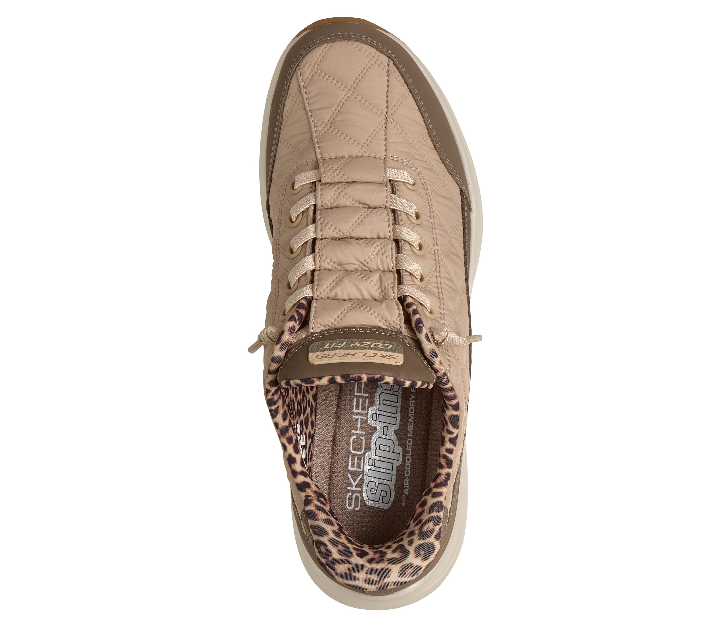 Skechers Slip-On Sneaker »CONTOUR FOAM-LEOPARD DREAM«  Schlupfschuh, Halbschuh, Freizeitschuh mit Animal-Print