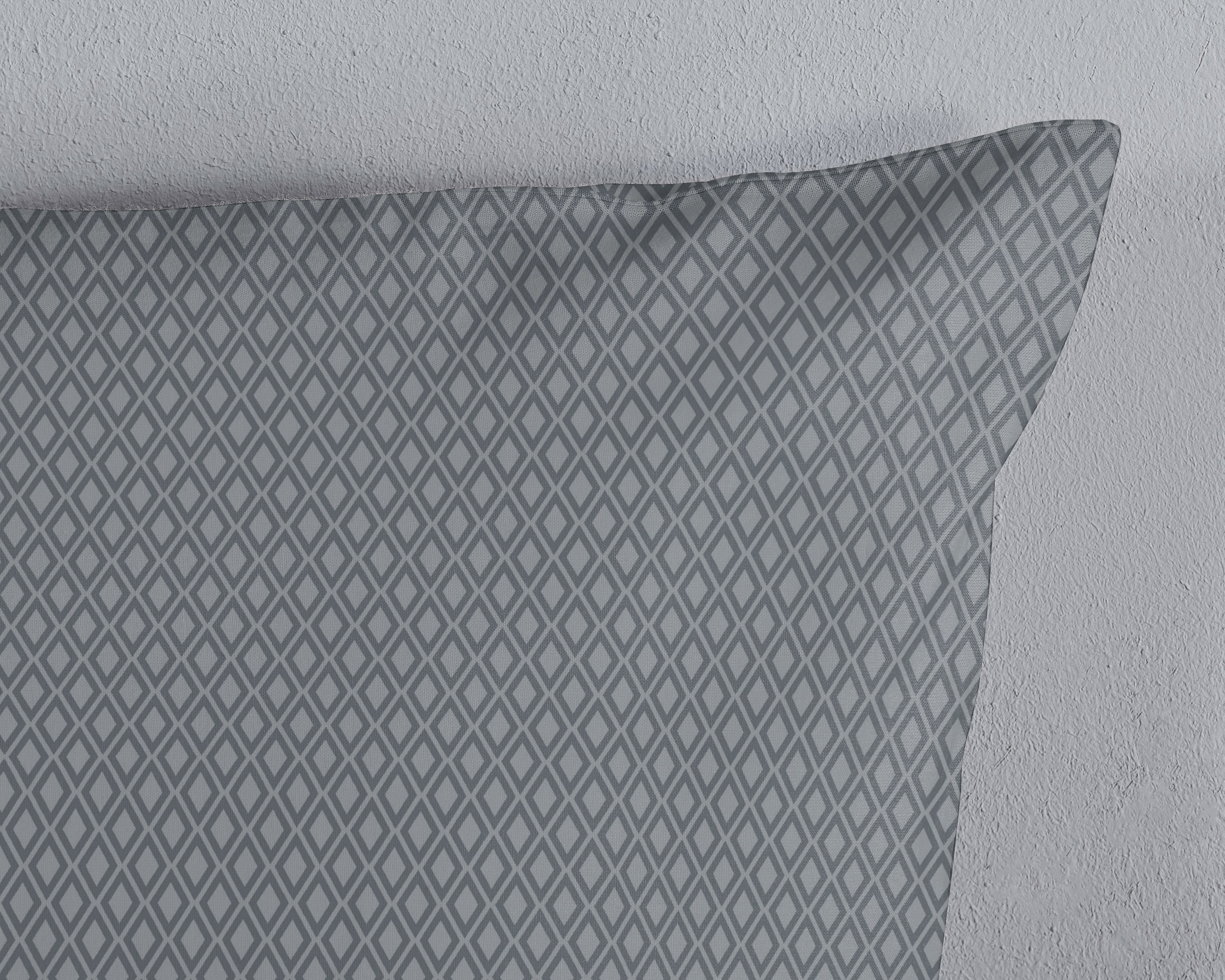 hip Kissenhülle »Olinga« Baumwolle, Mako-Satin, 40x80, 1 Stück, Reißverschluss, Anthrazit