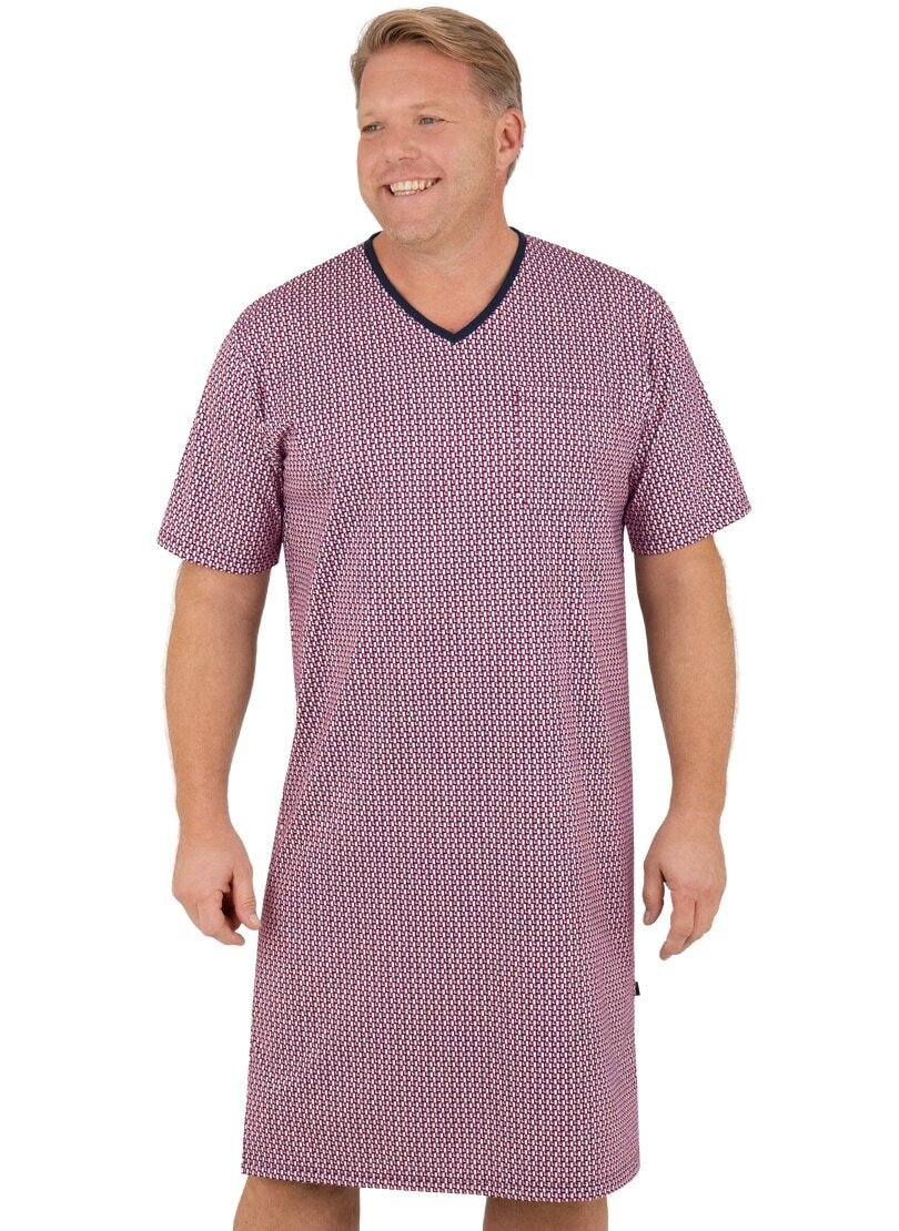 Trigema Pyjama »TRIGEMA Nachthemd mit praktischer Brusttasche«, (1 tlg.)