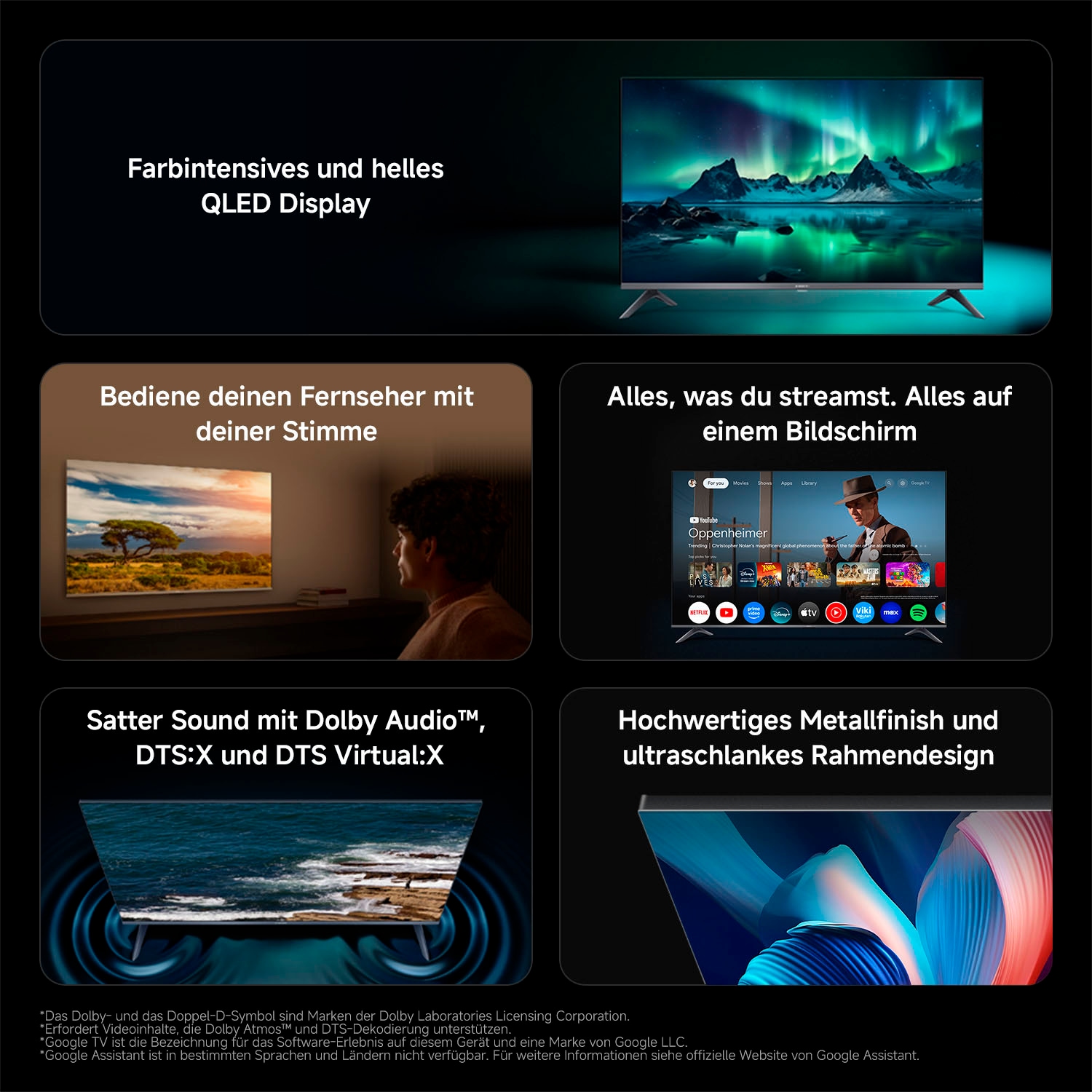 Xiaomi QLED-Fernseher »L32MB-APEU« 80 cm/32 ″ HD Smart-TV Xiaomi TV A Pro 32 (2026)