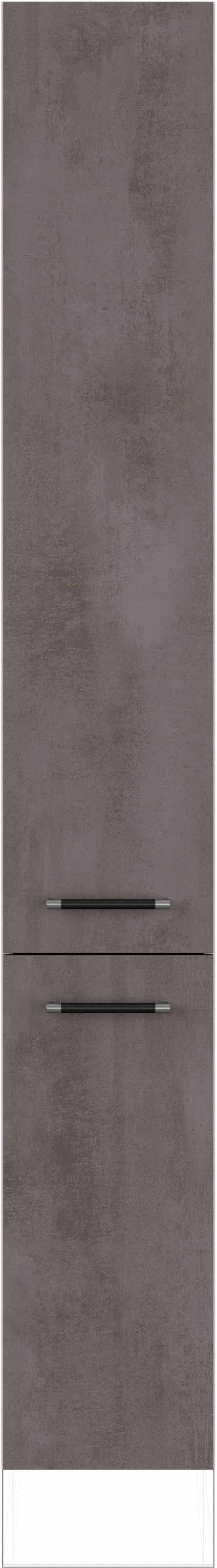 IMPULS KÜCHEN Seitenschrank »"Prag", Breite/Höhe: 30/205,1 cm« vormontiert, mit Drehtüren, mit verstellbaren Fachböden