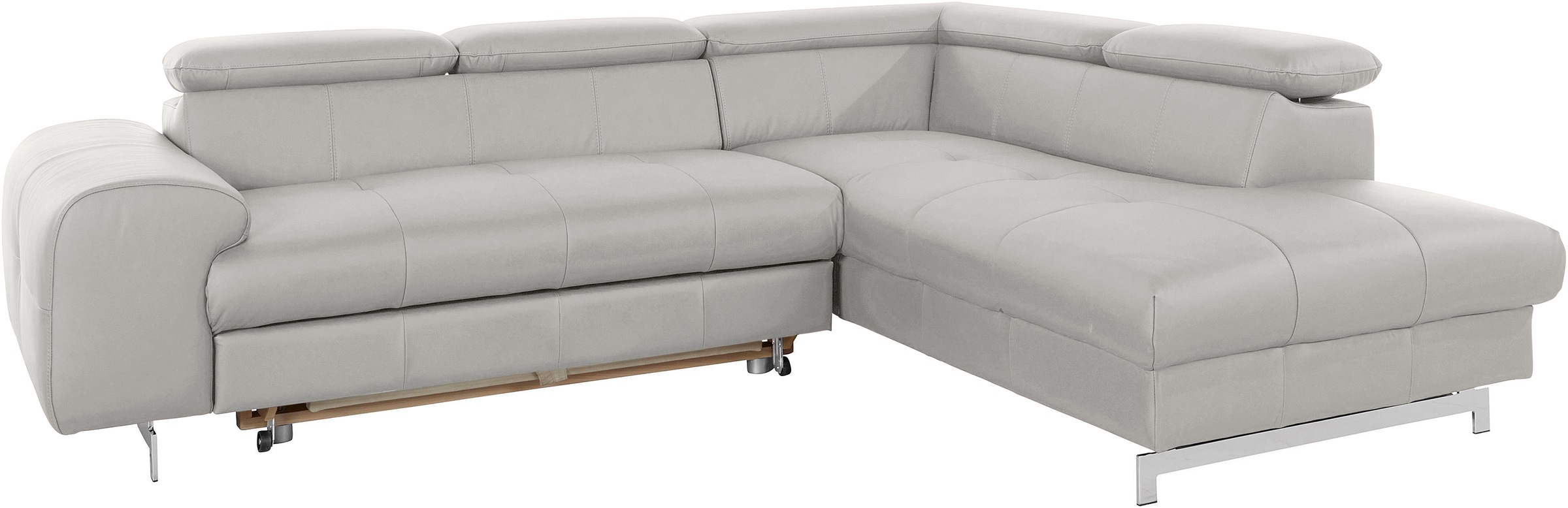 COTTA Ecksofa »Chef L-Form«, mit Kopfteilverstellung, wahlweise mit Bettfunktion