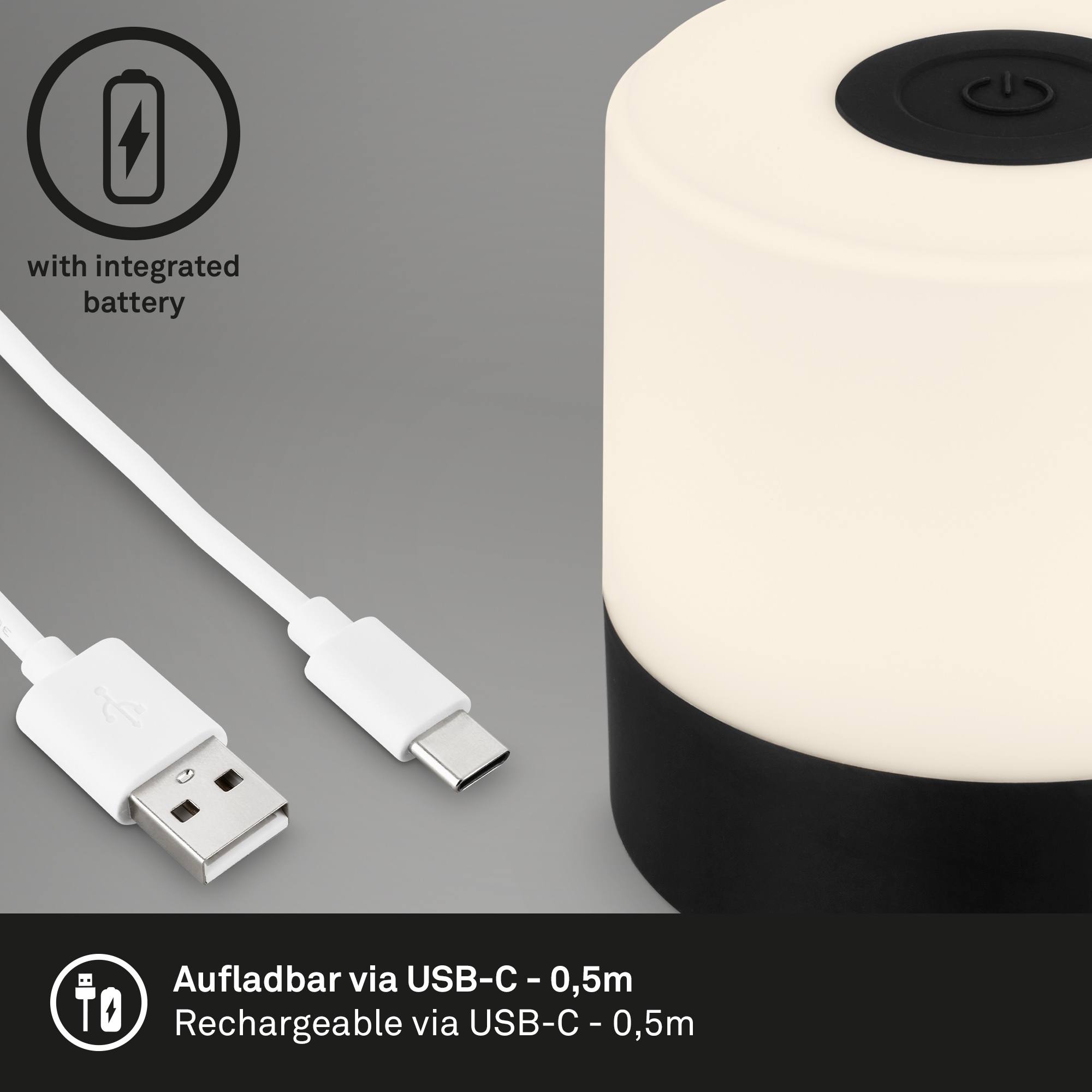 Briloner Leuchten USB Tischleuchte »SMAL«
