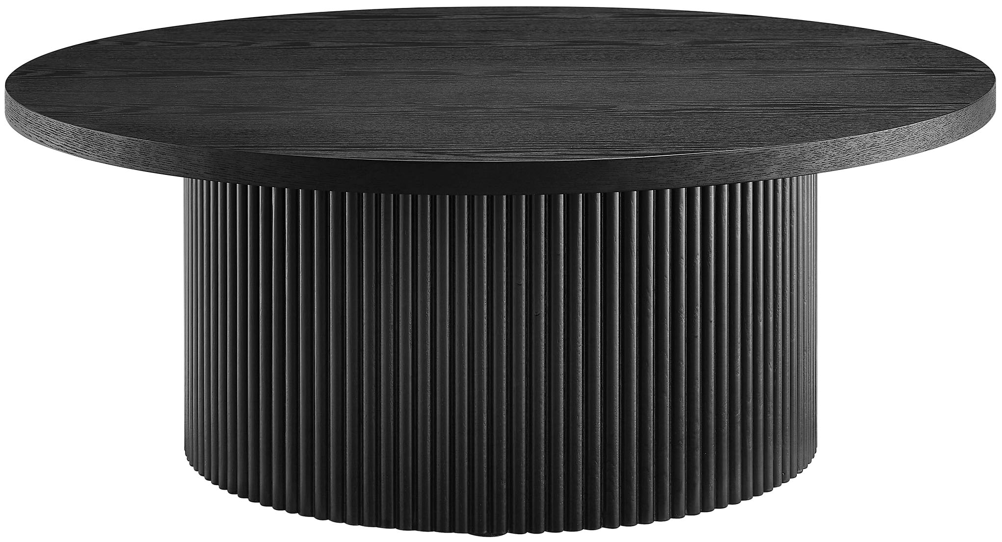 SalesFever Couchtisch »mit Massivholz-Lamellen, Ø 90 cm« 1 Stk. tlg. mit Ma günstig online kaufen