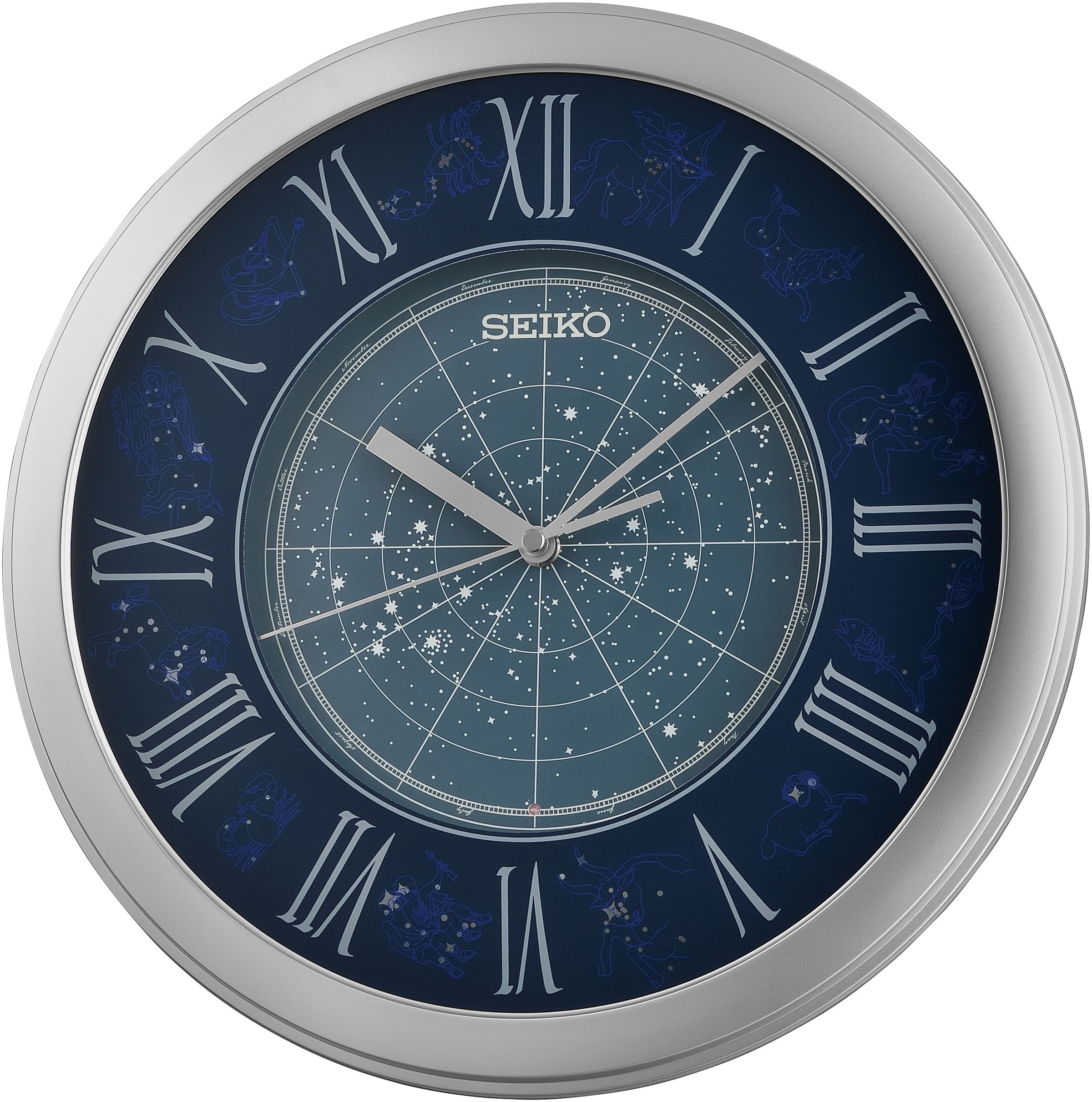 Seiko Wanduhr, Quarzuhr,leuchtendes Zifferblatt,Wohnzimmer,Küche, Esszimmer günstig online kaufen