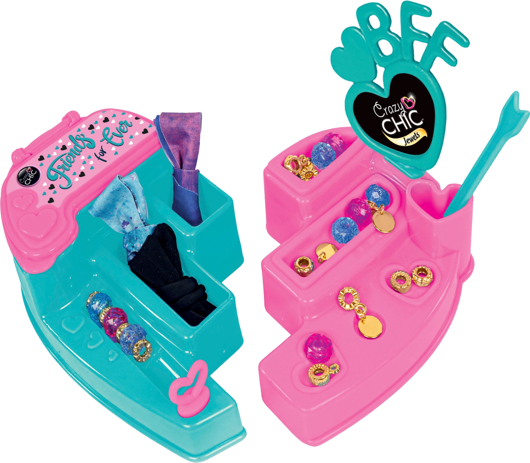 Clementoni® Kreativset »Crazy Chic, BFF Schmuck-Atelier«