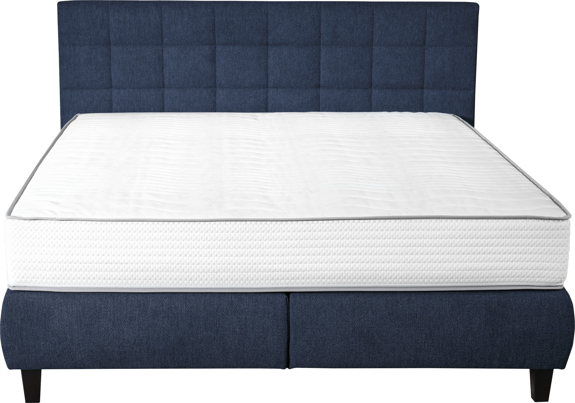 alina Boxspringbett »Edera«, Doppelbett wahlweise mit Topper, Liegefläche 180x200 cm, mit Steppung