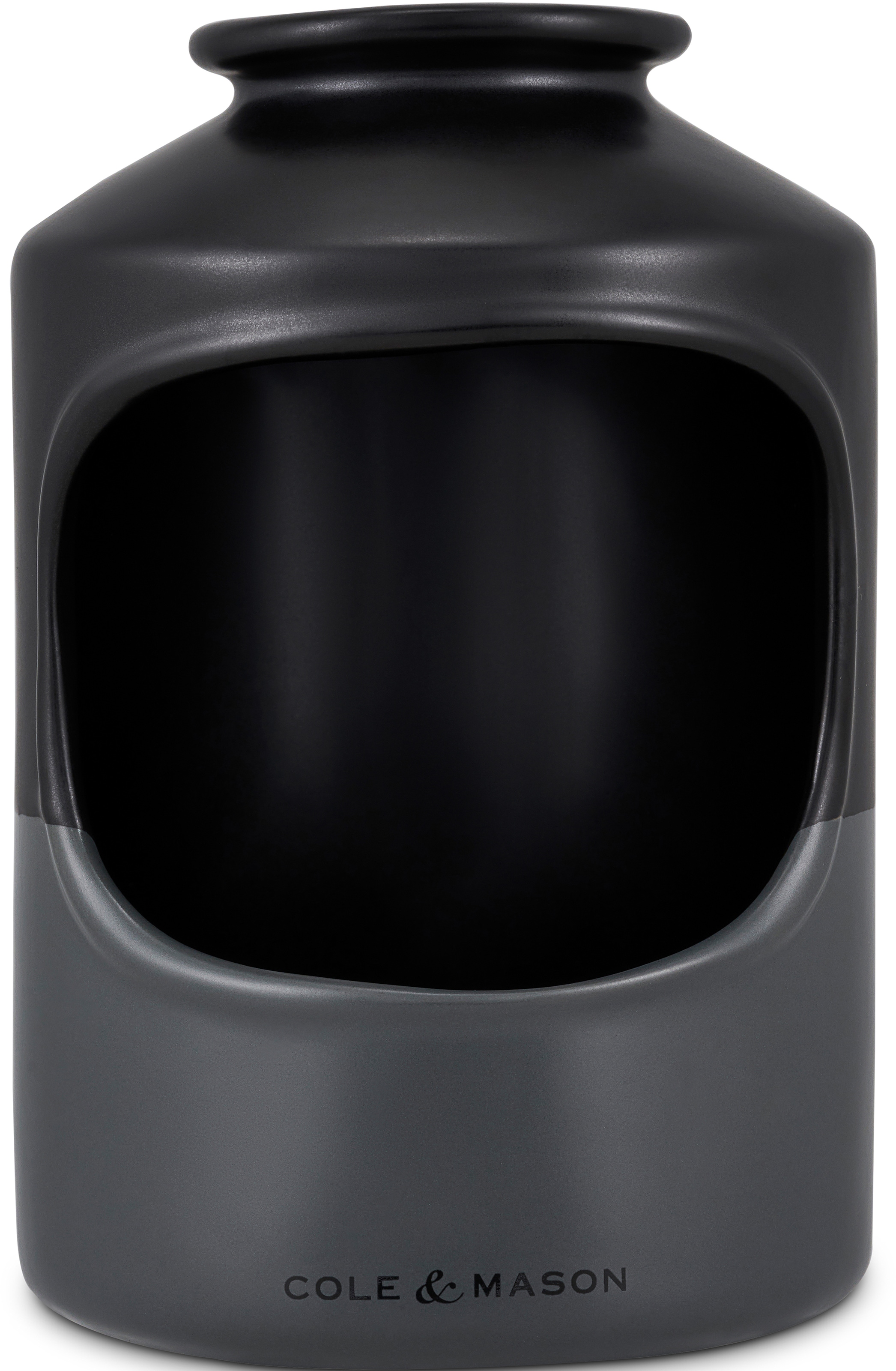 COLE & MASON Aufbewahrungssystem »Strethall« 1 Stk. tlg. stylische Keramikaufbewahrung, Deckel aus Akazienholz grau/schwarz