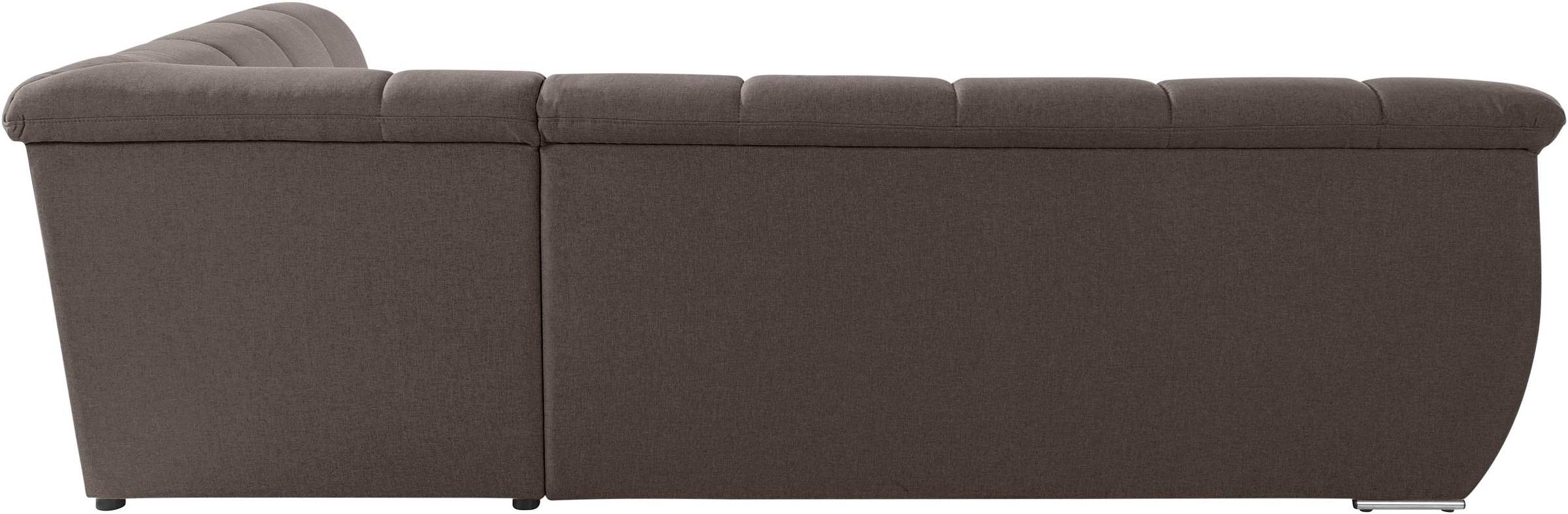 DOMO collection Ecksofa »Lagoa, moderne Sitzheftung, bequem und komfortabel, L-Form«, wahlweise mit Bettfunktion, frei im Raum stellbar, große Farbvielfalt