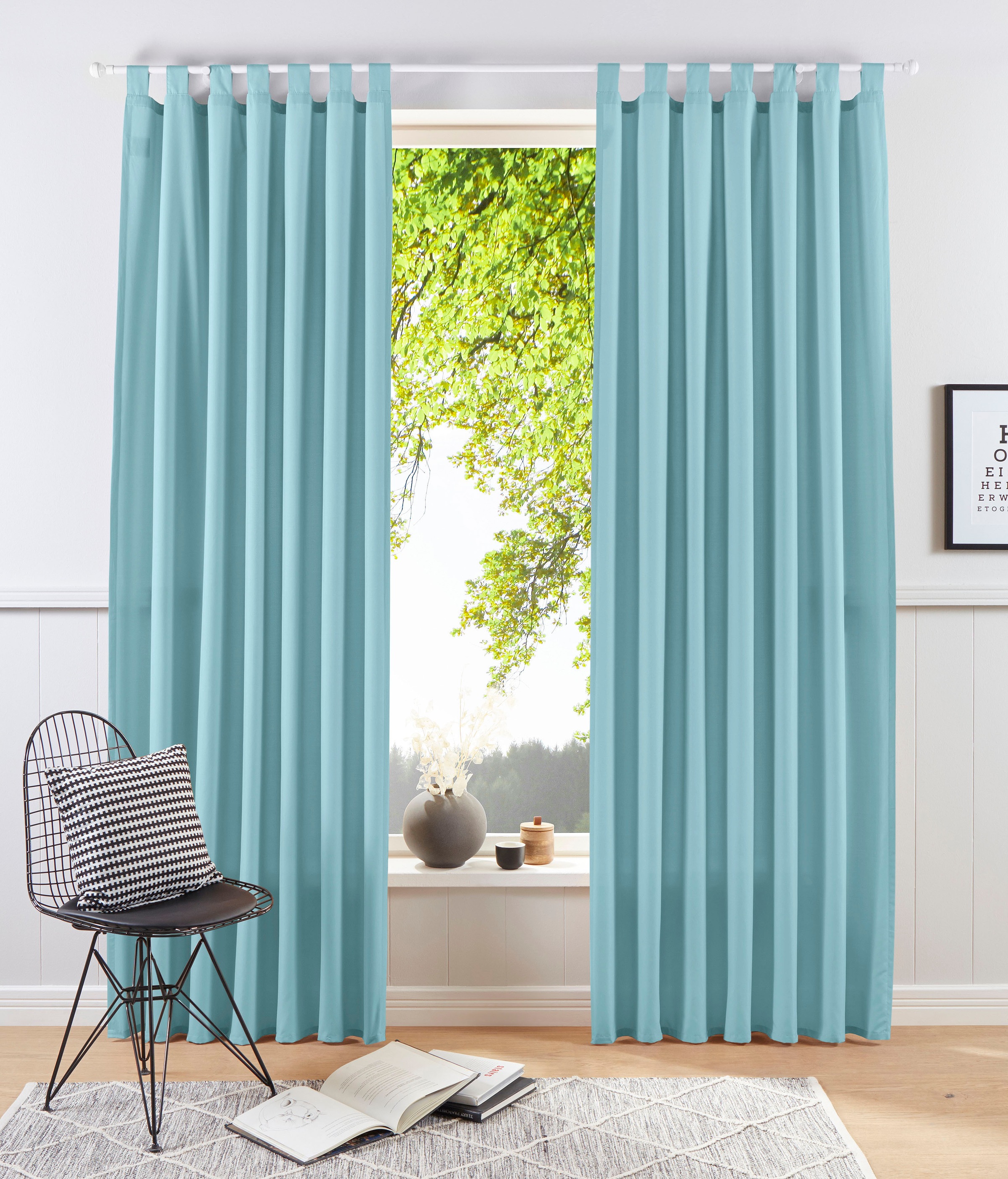 my home Vorhang »Raja«, (2 St.), blickdicht, einfarbig kaufen