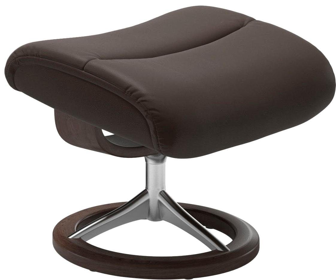 Stressless® Relaxsessel »View« Set, Relaxsessel mit Hocker,  mit Signature Base, Größe S,Gestell Wenge