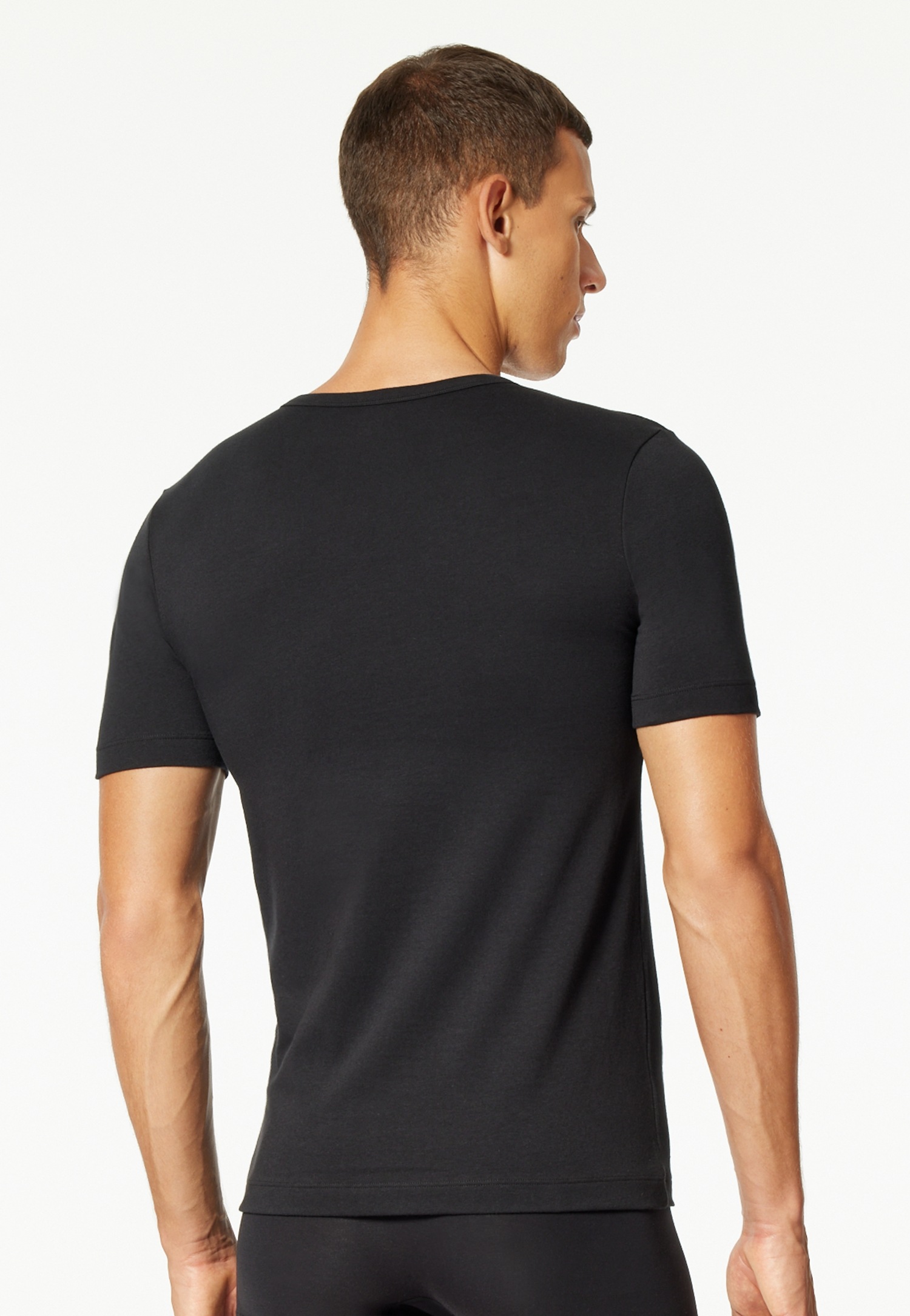 uncover by SCHIESSER V-Shirt »Uncover Cotton« 2er Pack,  V-Neck, Kurzarm, Multipack, Cotton-Mix, elastisch