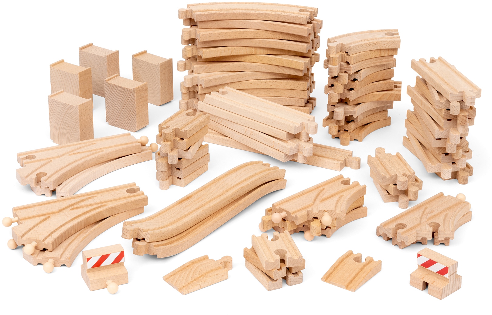 BRIO® Gleise-Set »BRIO® WORLD, Schienensortiment Deluxe«, (Set), Made in Europe; FSC® - schützt Wald - weltweit