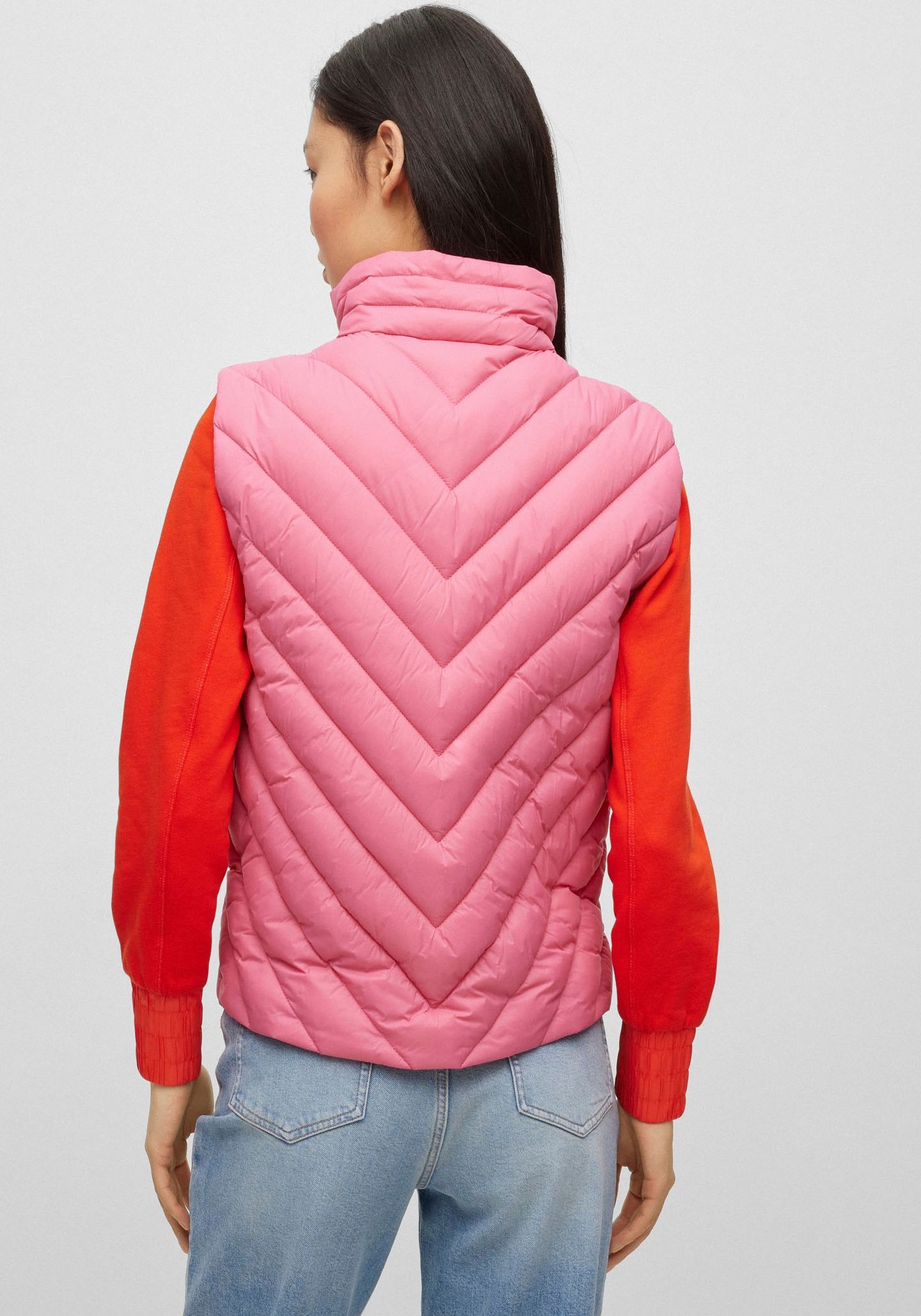 BOSS ORANGE Steppweste »C_Palassy«, mit hohem Kragen