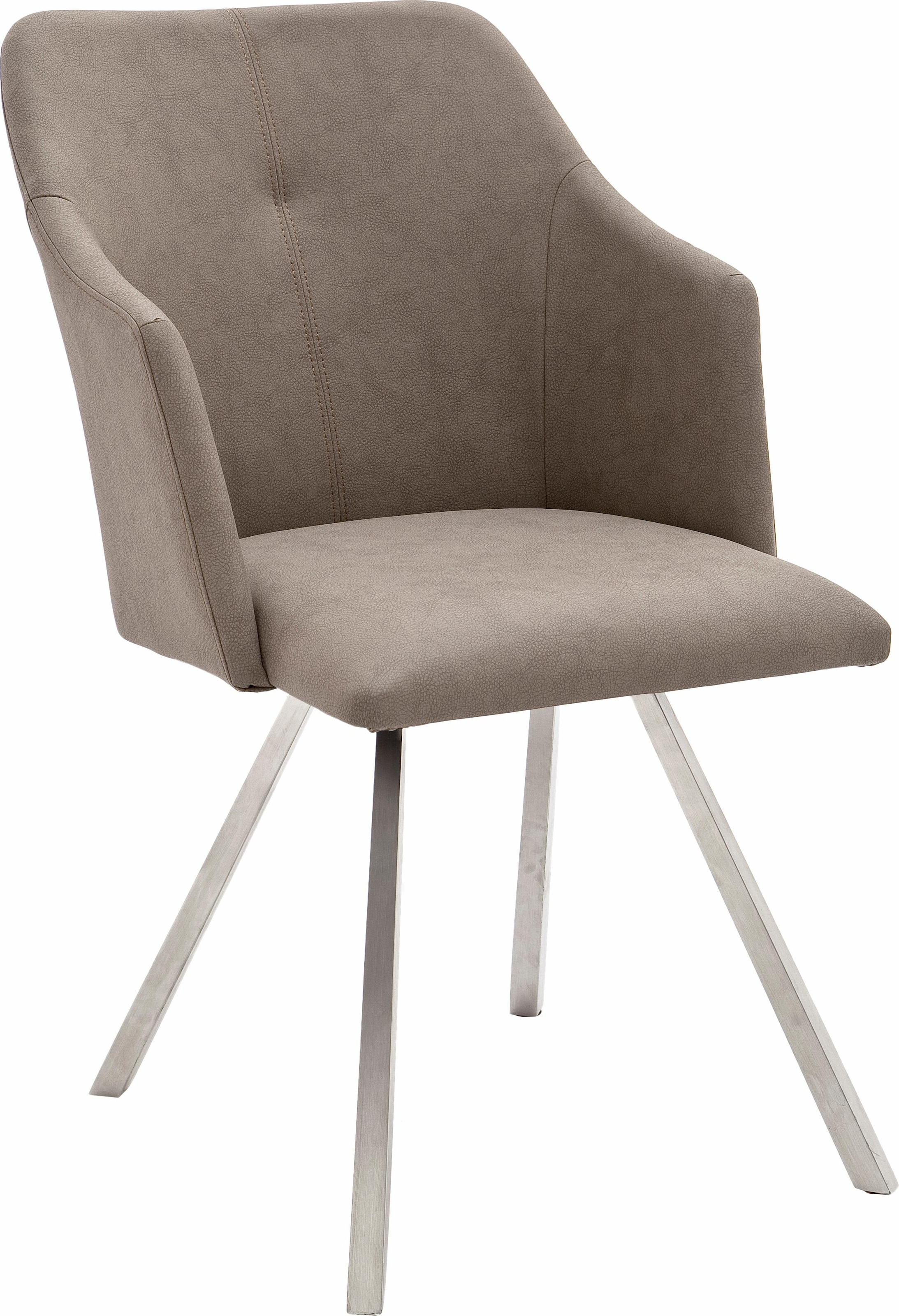 MCA furniture Esszimmerstuhl »Madita 4 Fuß Stuhl B-eckig« (Set) 2 Stk. Velo günstig online kaufen