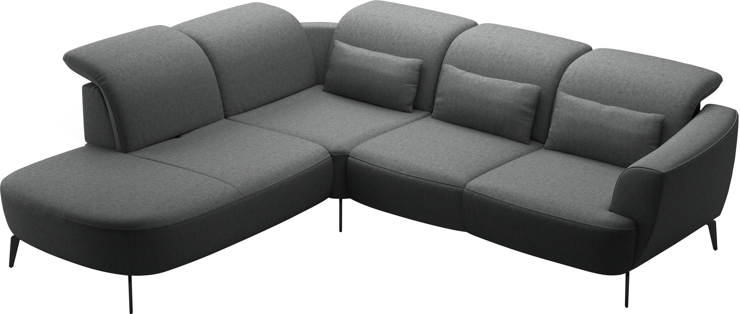 sit&more Ecksofa »Zoe«, ink.Sitztiefenverstellung, wahlweise mit Kopfteilverstellung