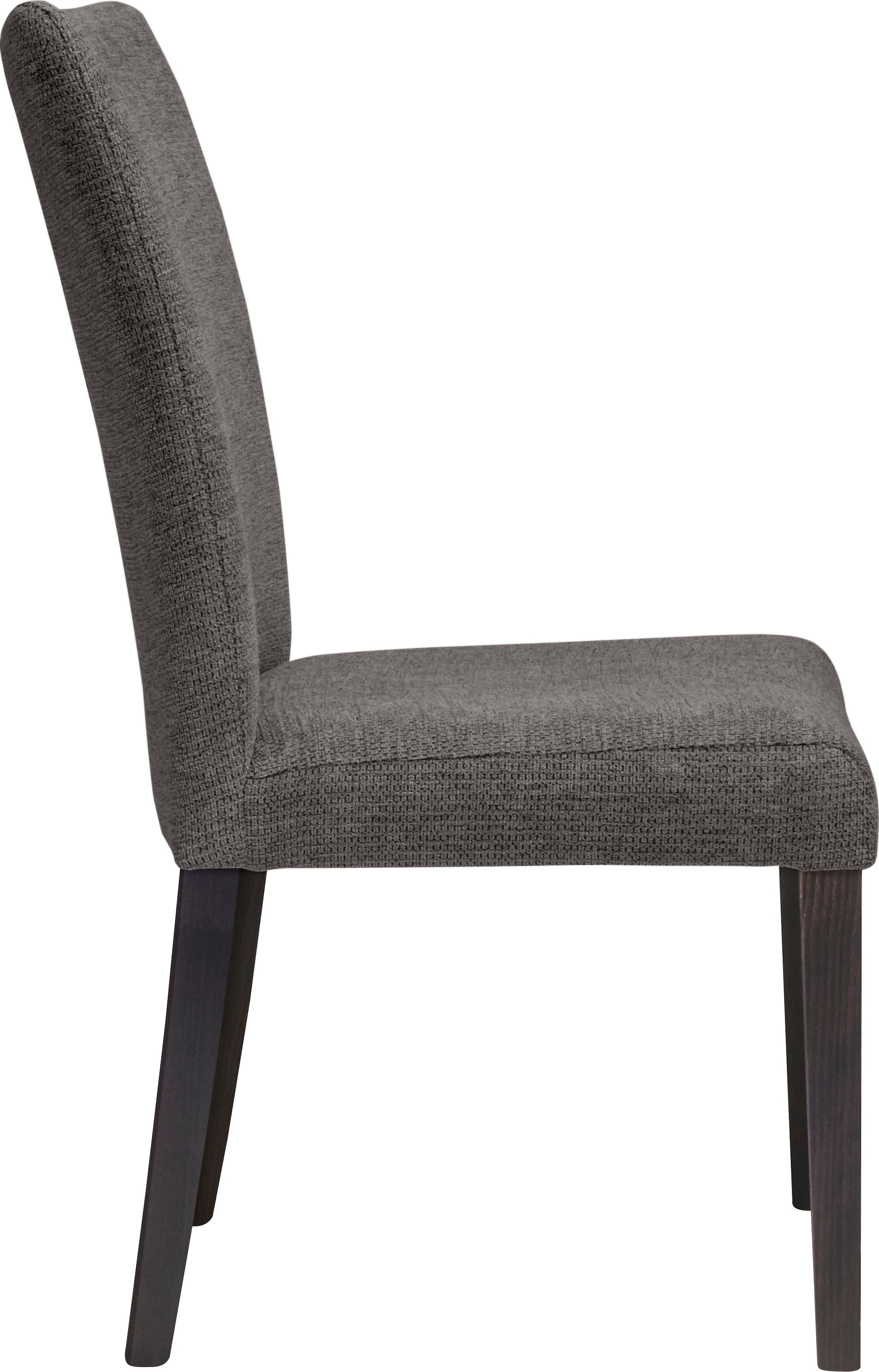 Home affaire 4-Fußstuhl »Aspen«, (Set), 2 St., Softstruktur, Beine aus massiver Buche, wengefarben lackiert