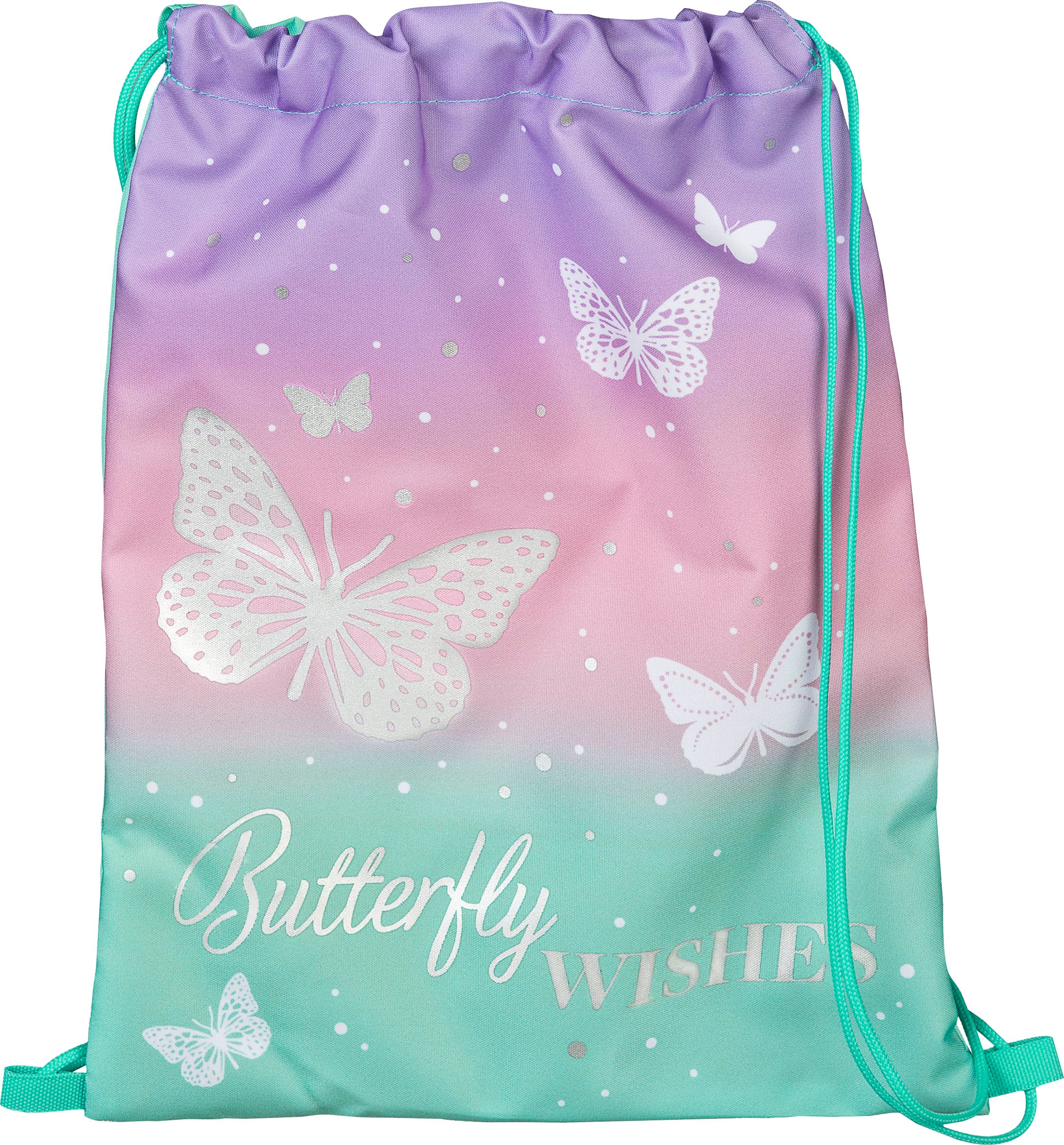 Scooli Schulranzen »EasyFit, Butterfly Wishes«, Reflektoren