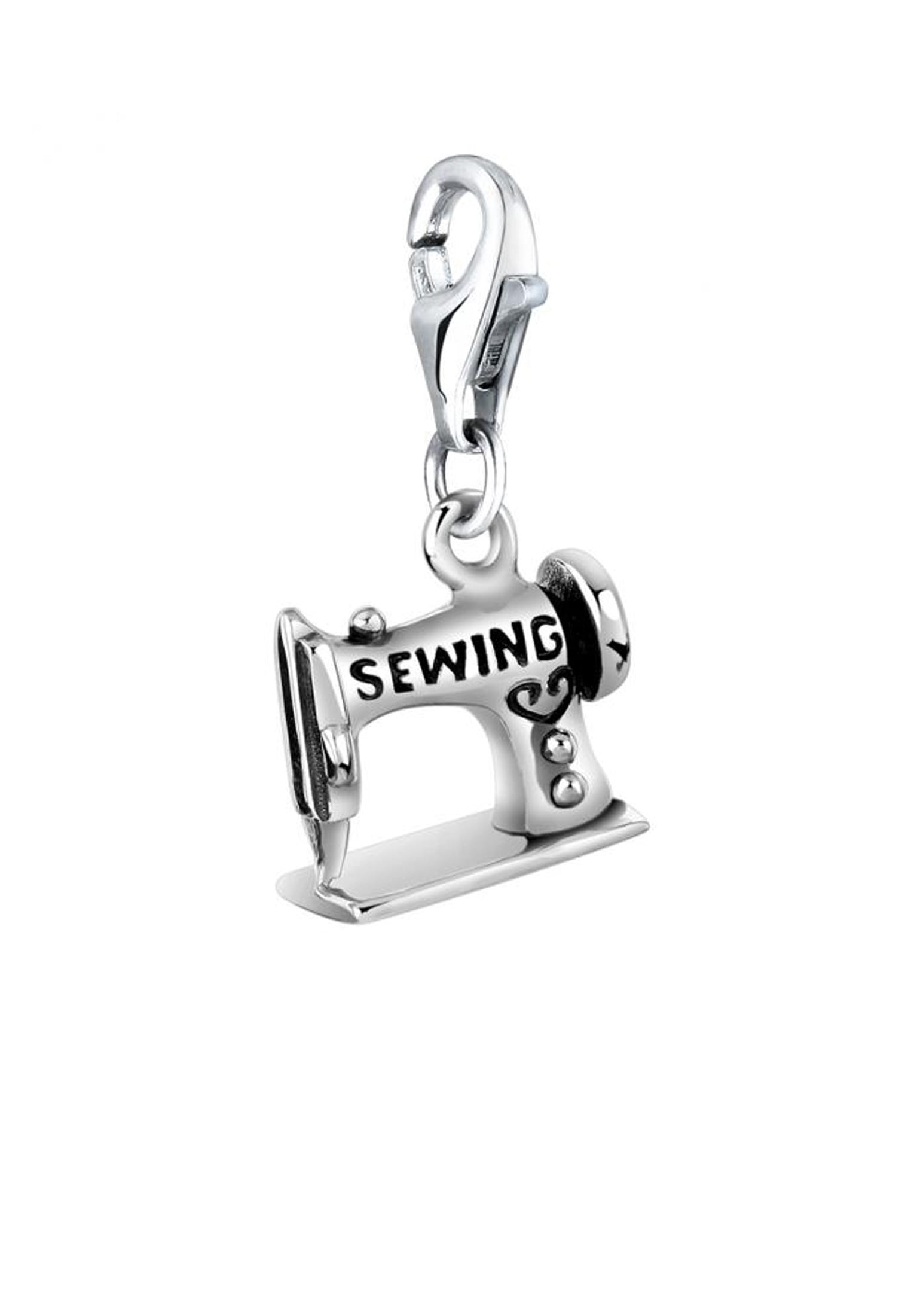 Nenalina Charm-Einhänger »Nähmaschine Anhänger Hobby 925 Silber«